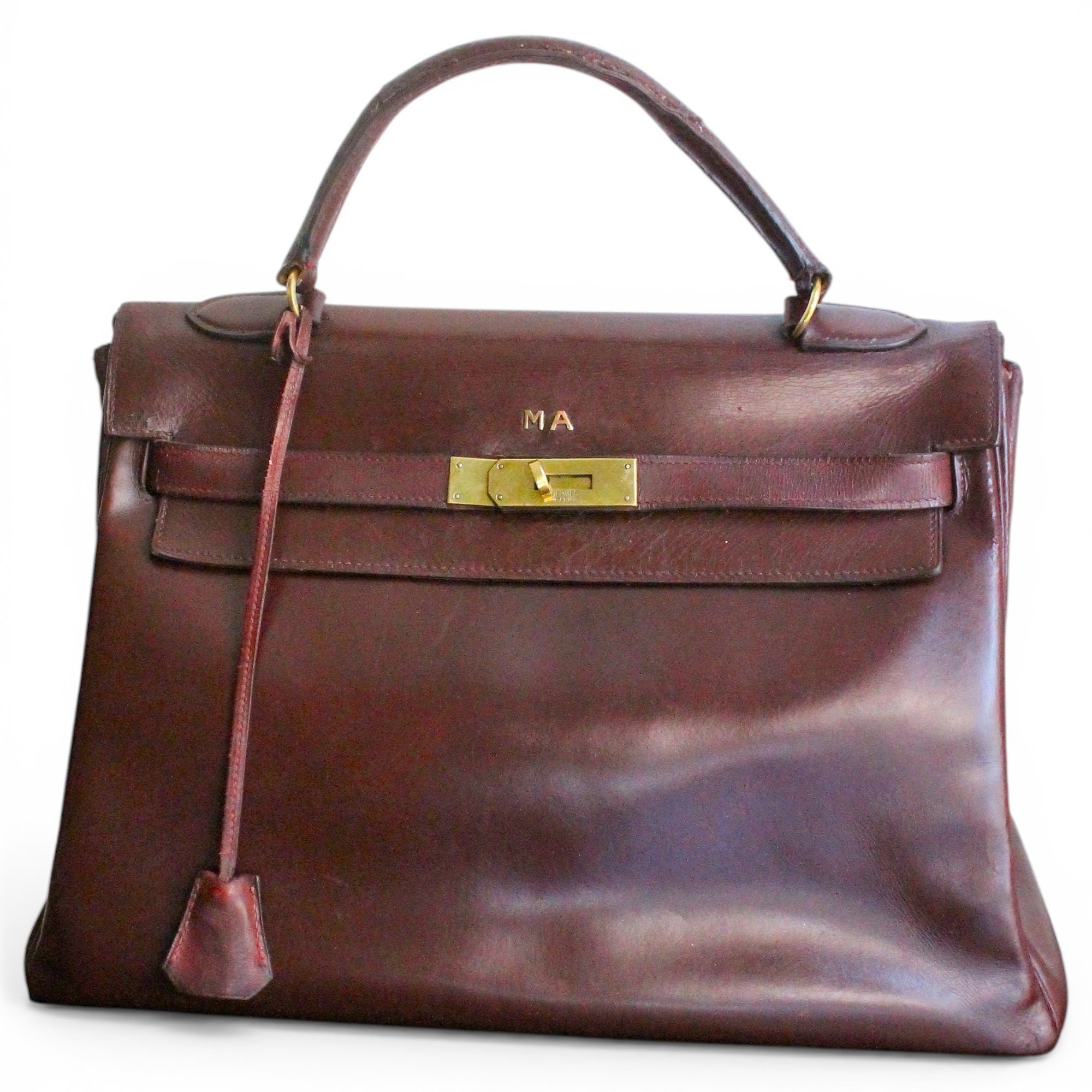 Kelly 32 leather handbag