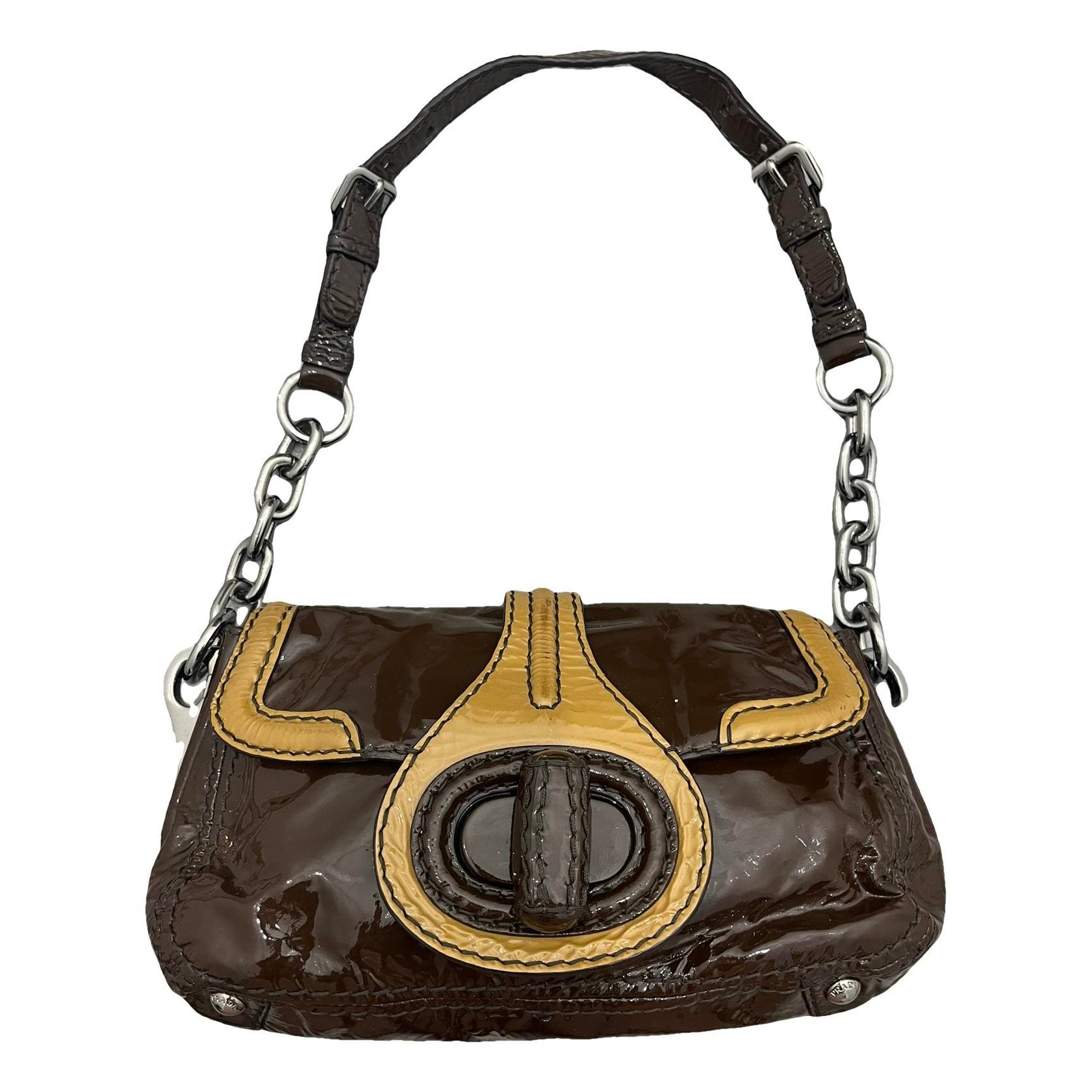 Sidonie patent leather handbag