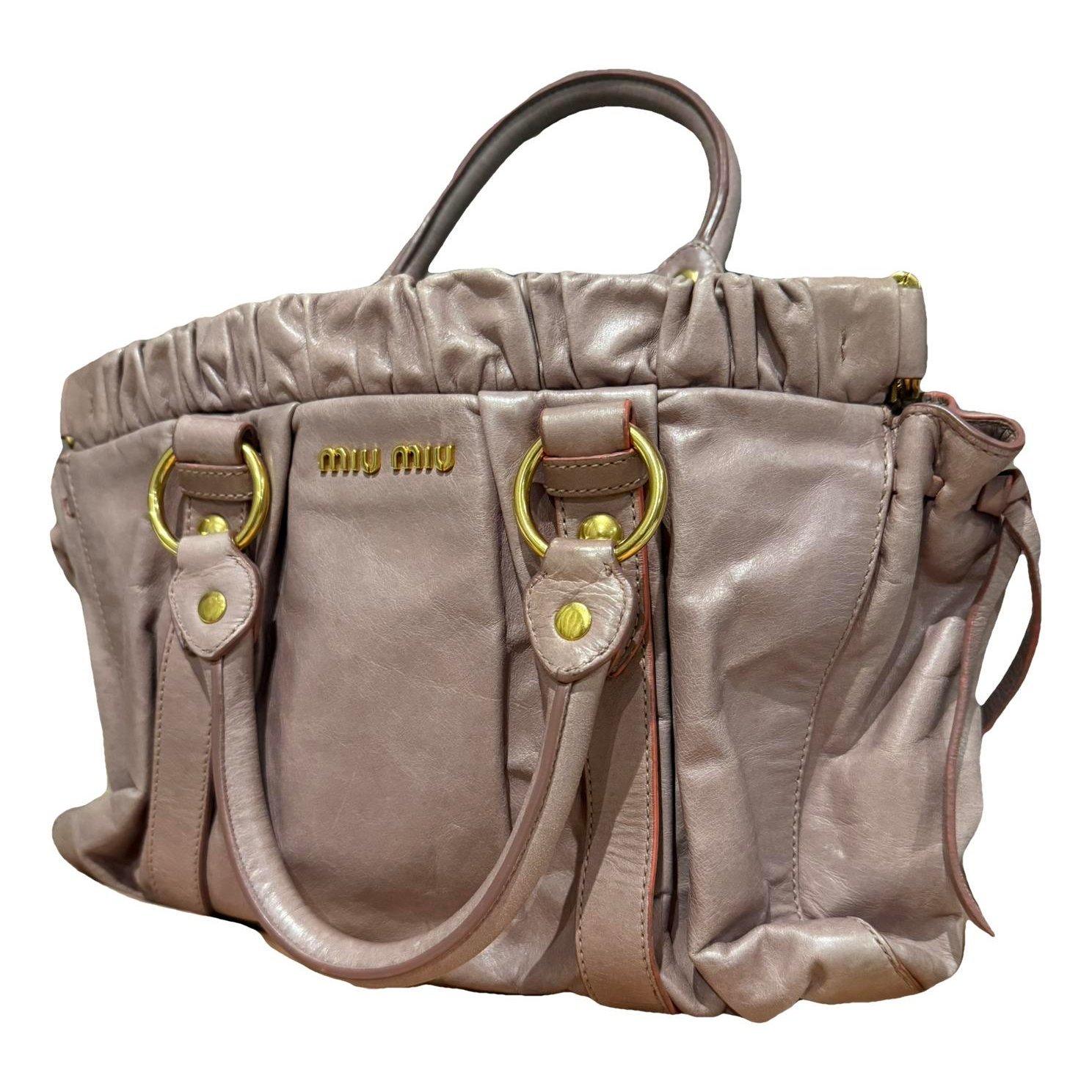Vitello leather handbag