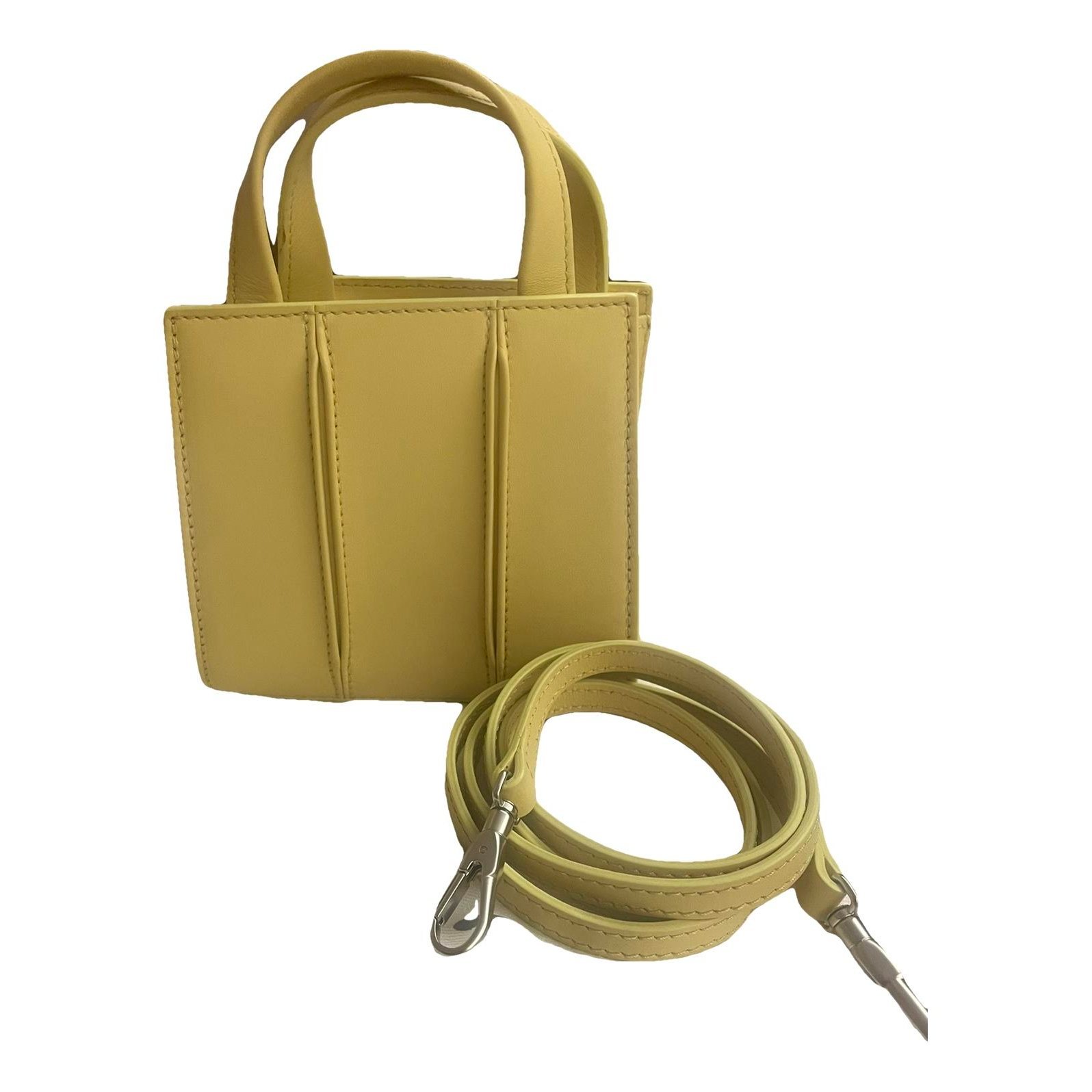 Leather clutch bag