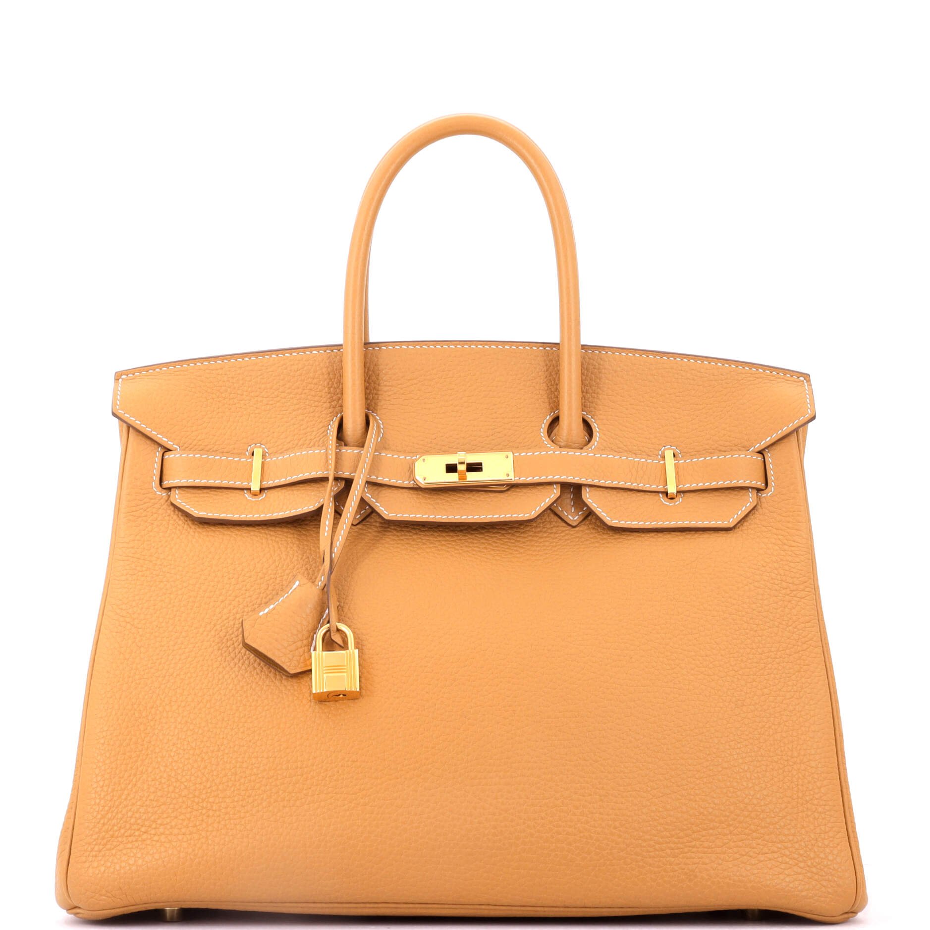 Birkin Handbag Natural Sable Togo with Gold Hardware 35