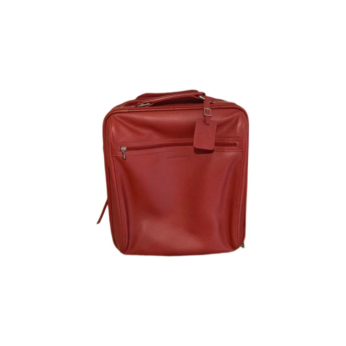 Leather travel bag