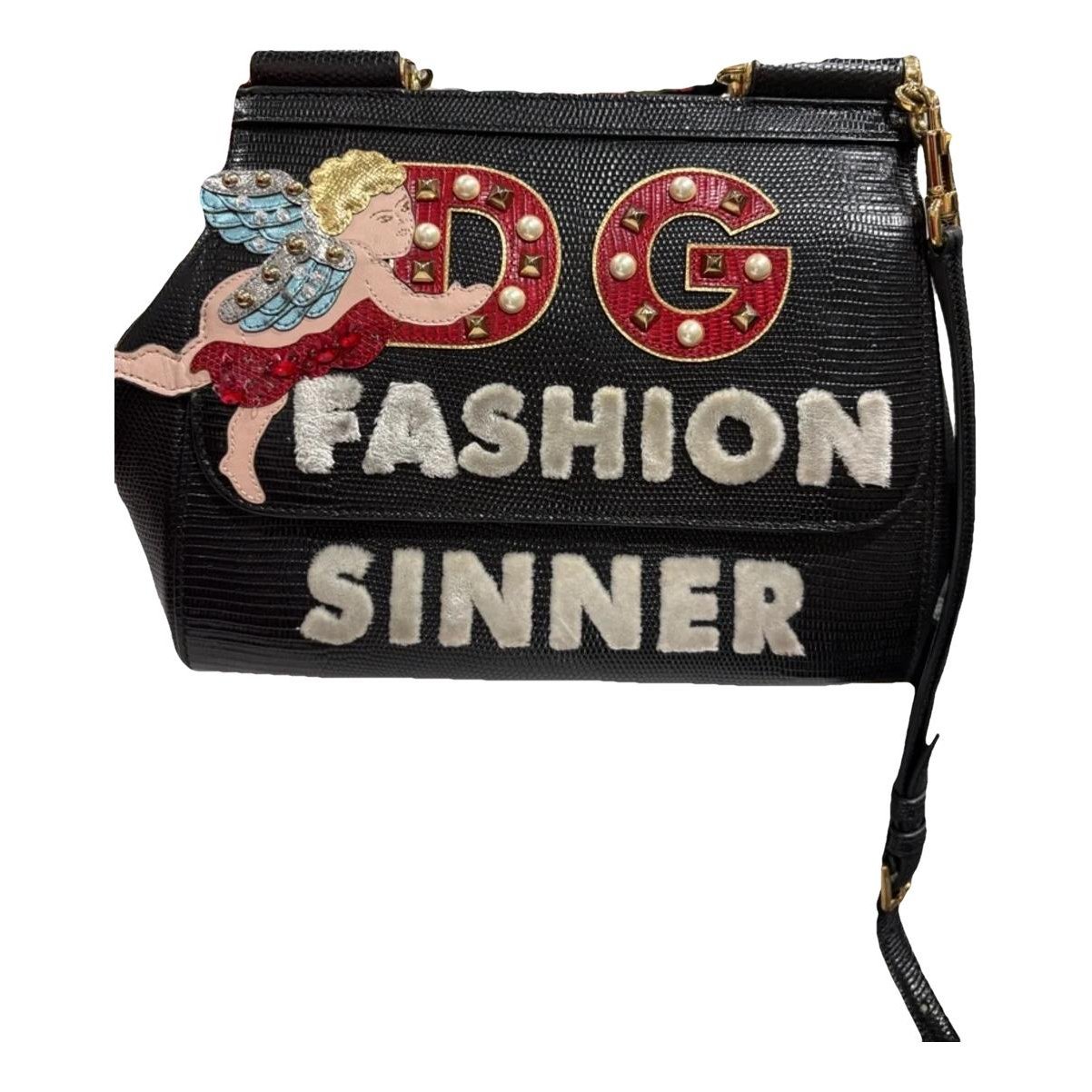Dolce & Gabbana Sicily leather handbag