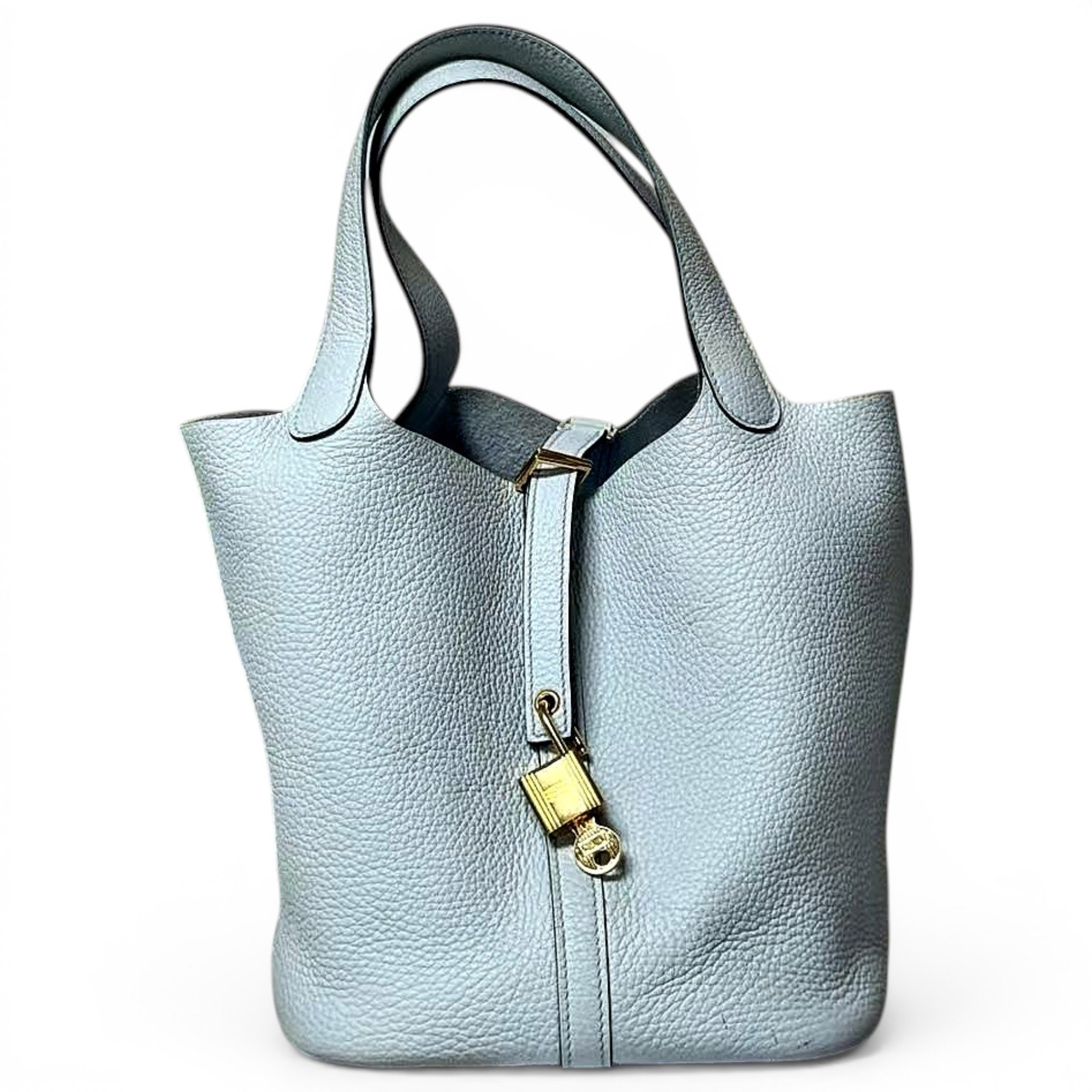 Picotin leather handbag