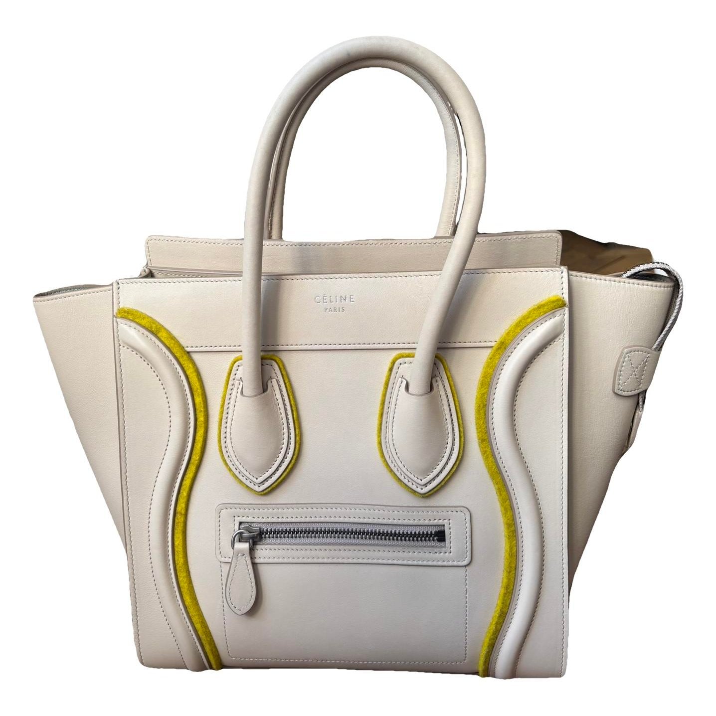 Luggage leather handbag