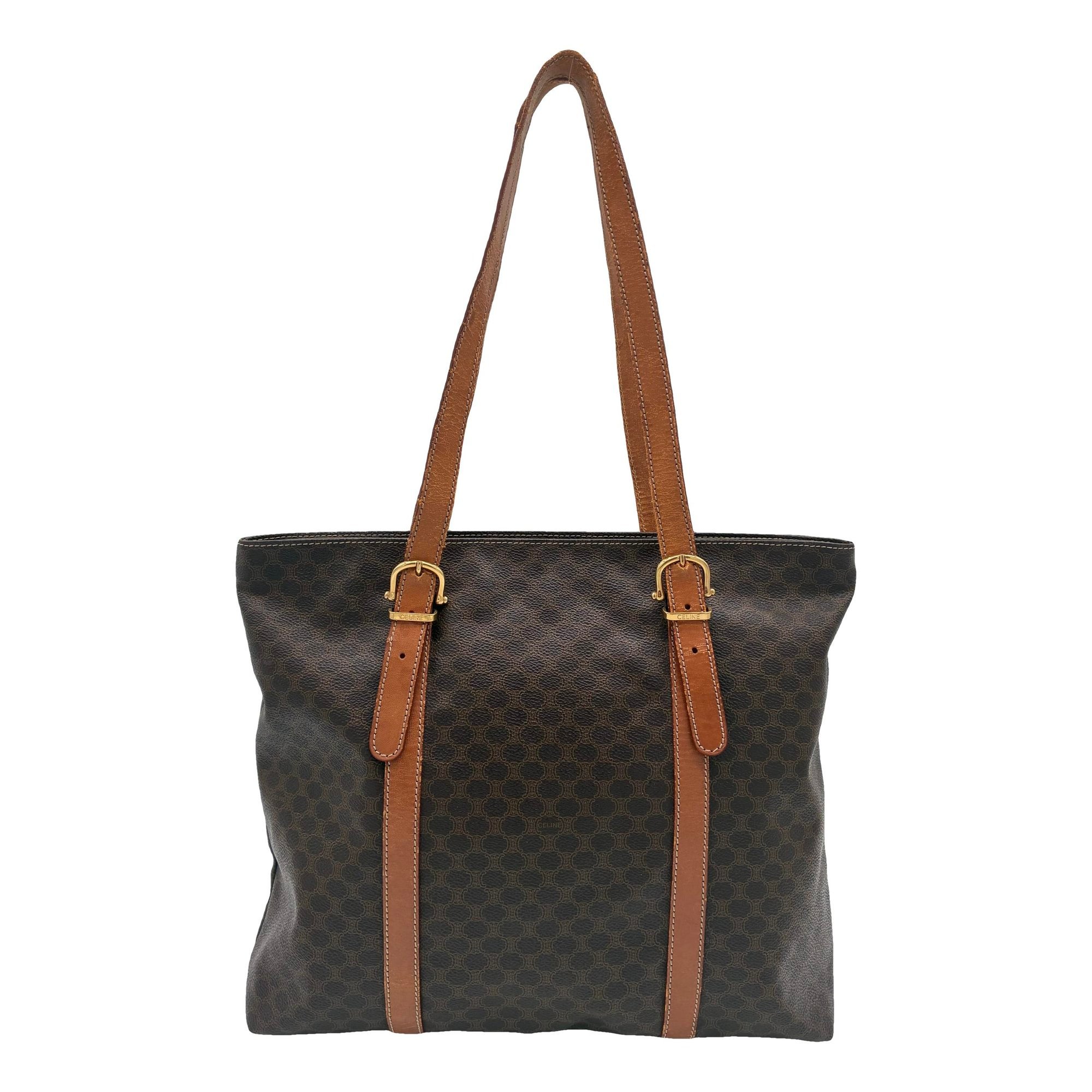 Leather tote