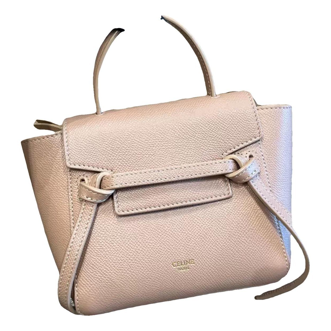 Belt leather handbag