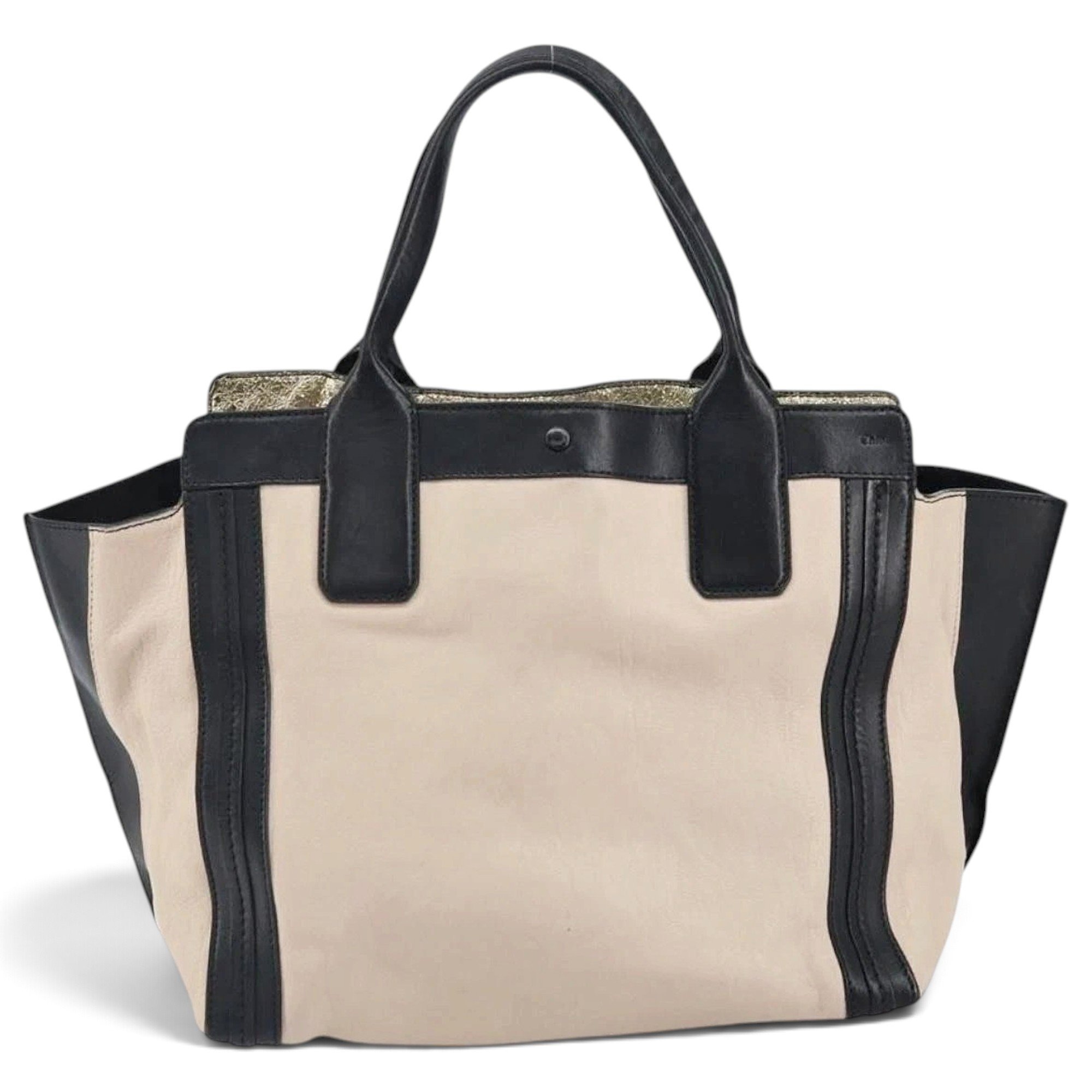 Leather tote