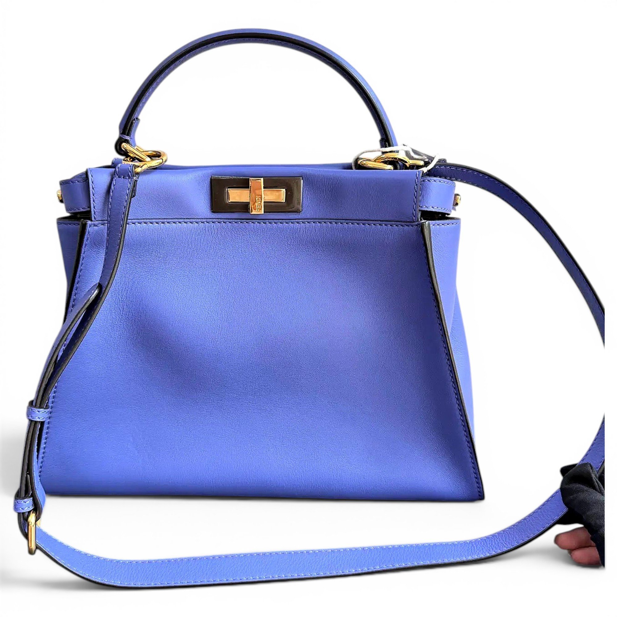 Peekaboo leather handbag