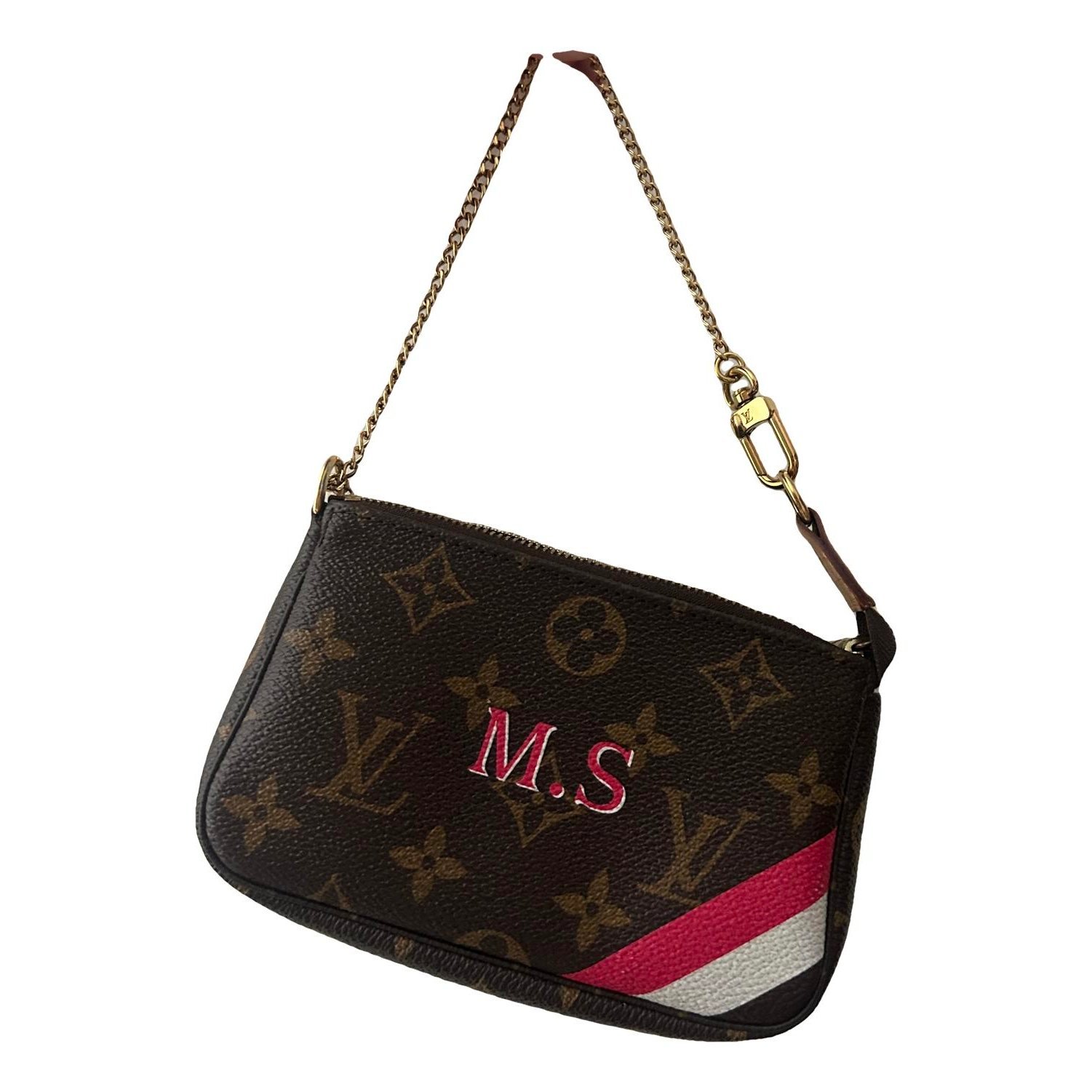 Pochette Accessoire leather handbag