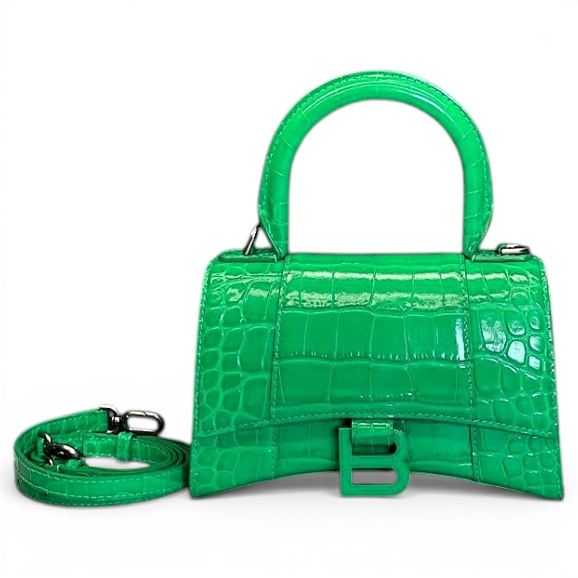 Balenciaga Hourglass leather handbag