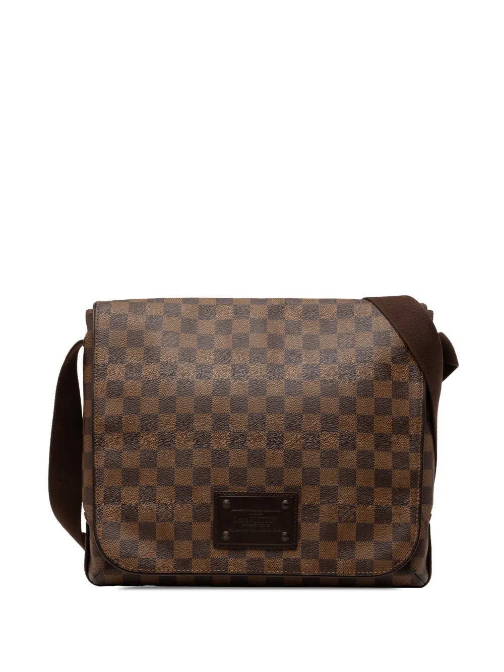 2009 Damier Ebene Brooklyn MM crossbody bag