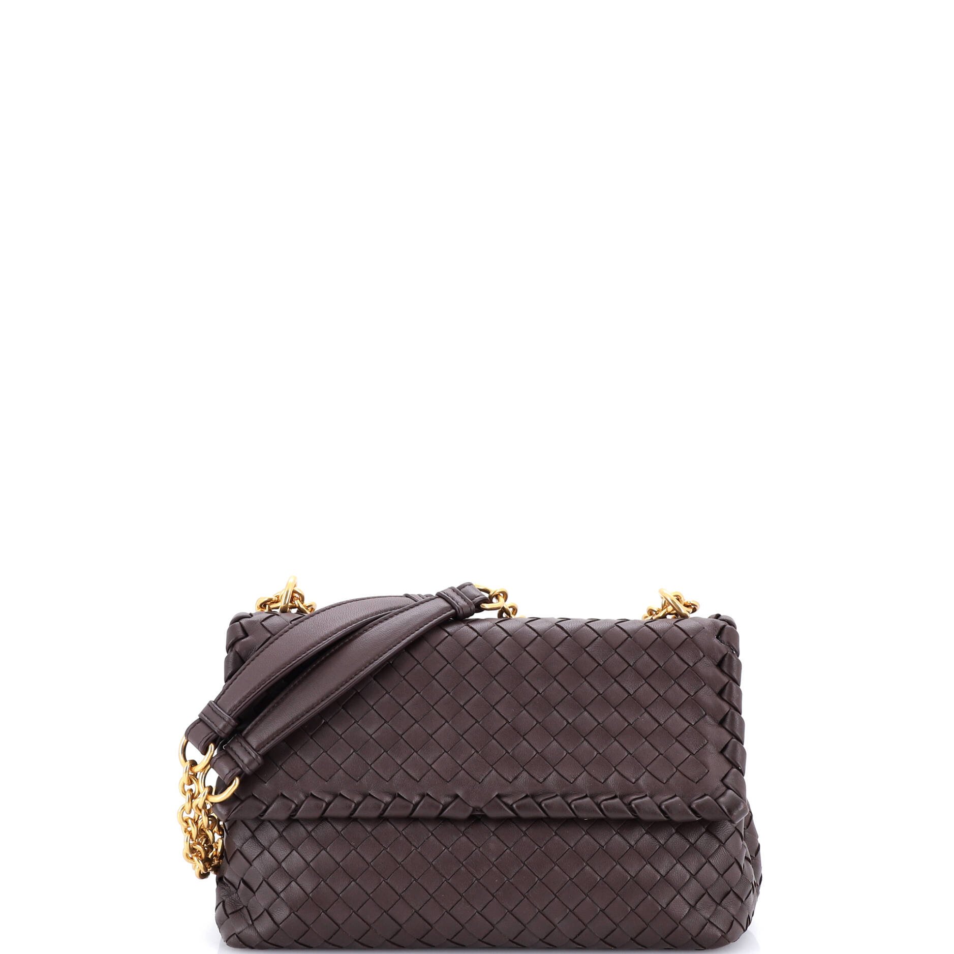 Bottega Veneta Olimpia Crossbody Bag Intrecciato Nappa Small