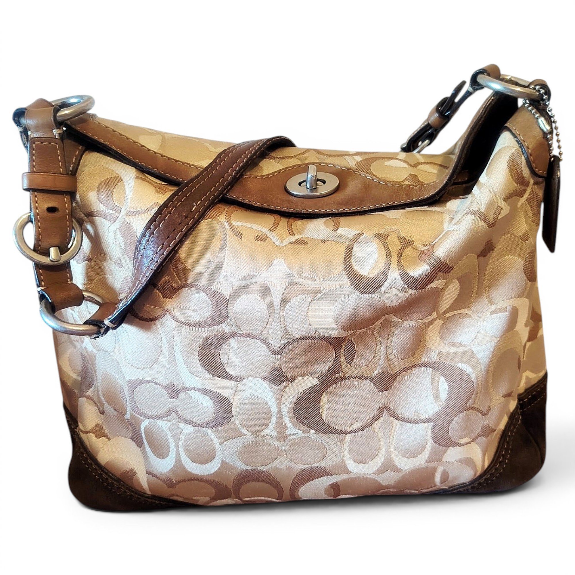 Signature Sufflette cloth handbag