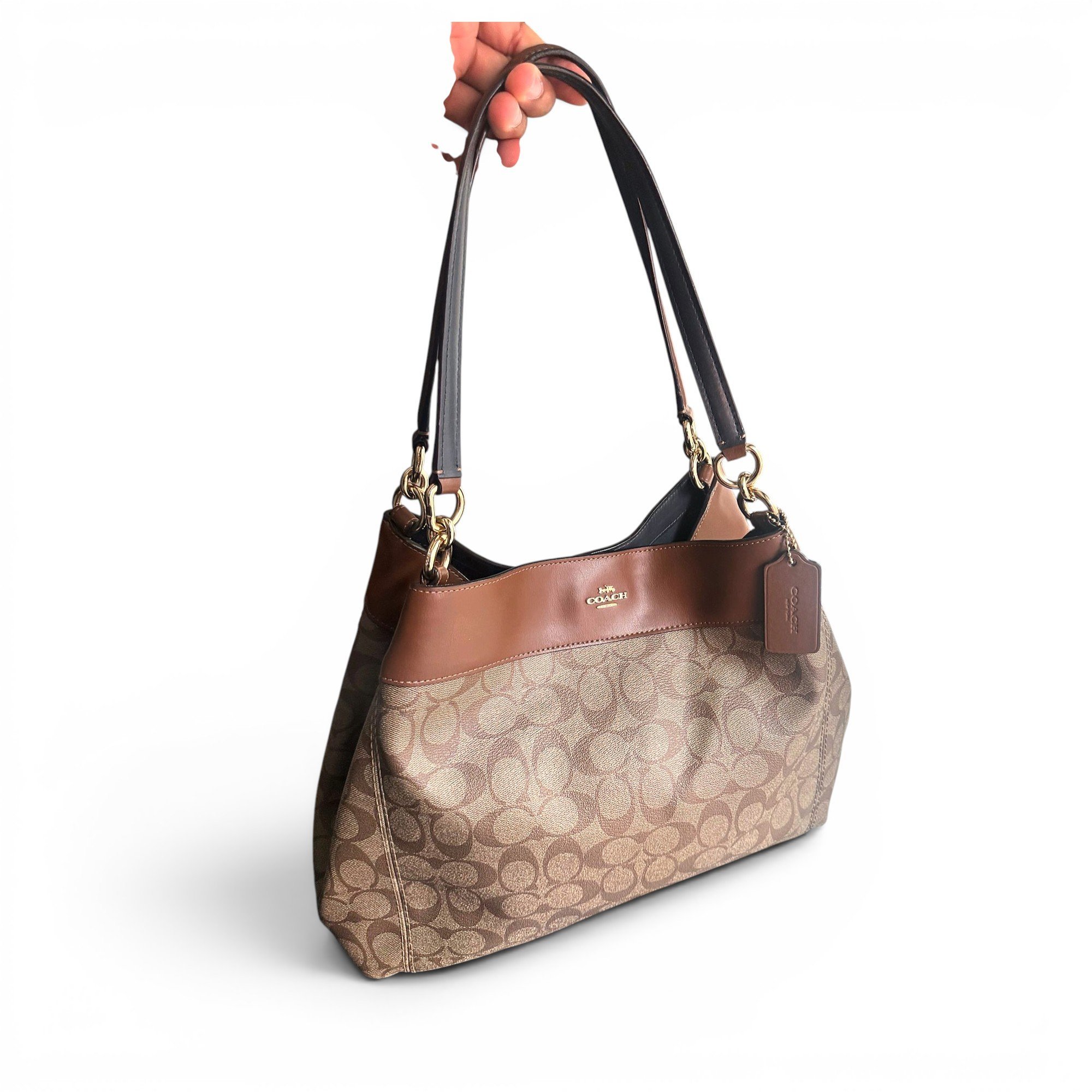 Edie leather handbag