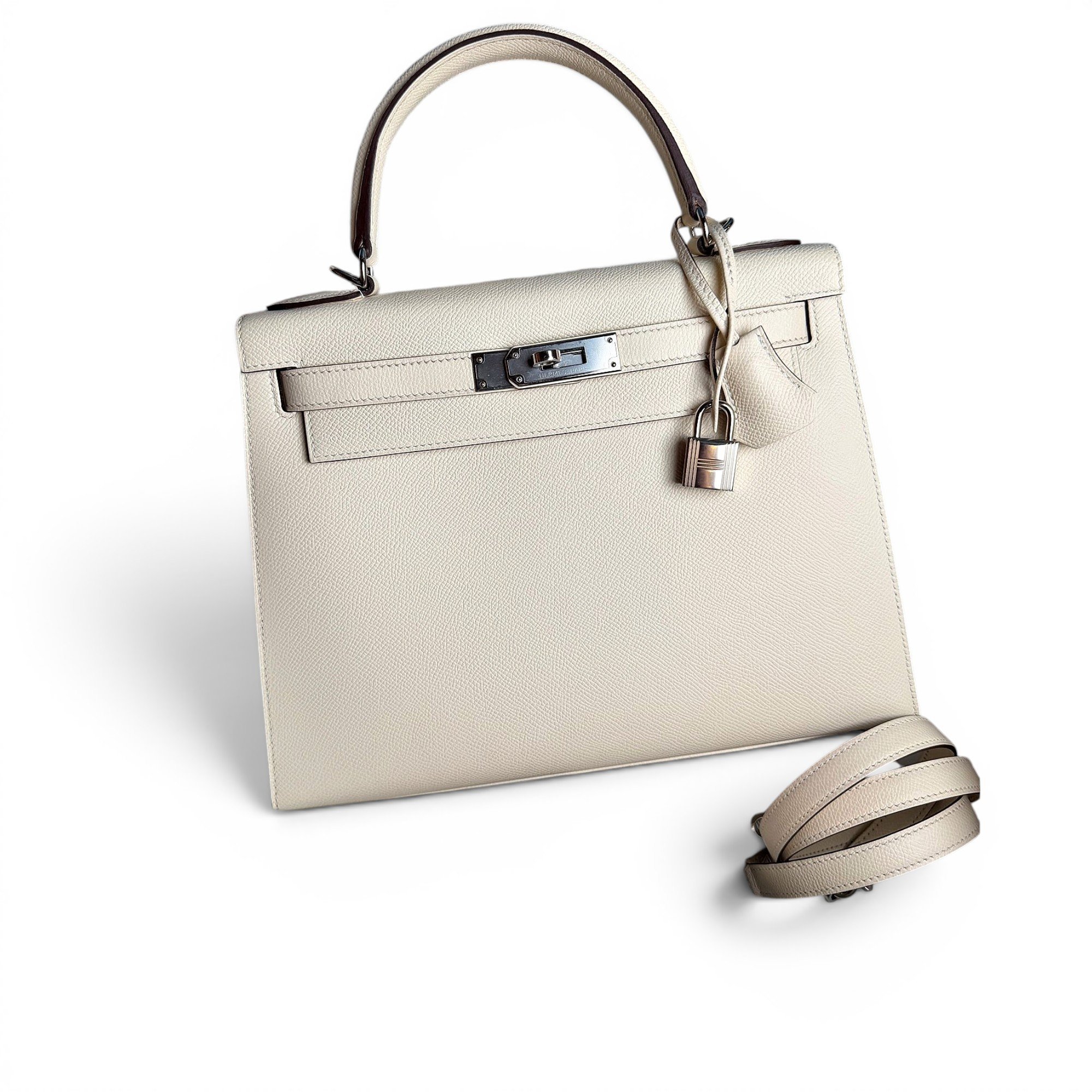 Kelly 28 leather handbag