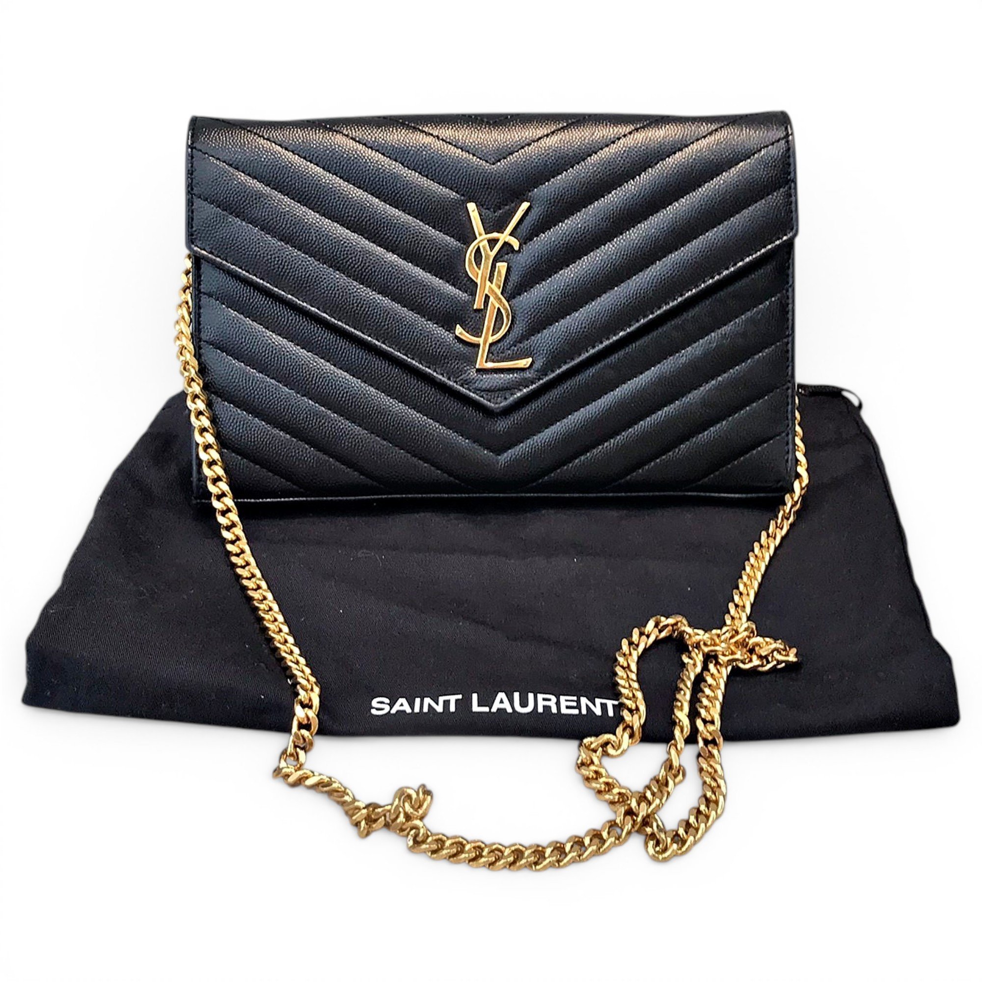 Cassandre leather clutch bag