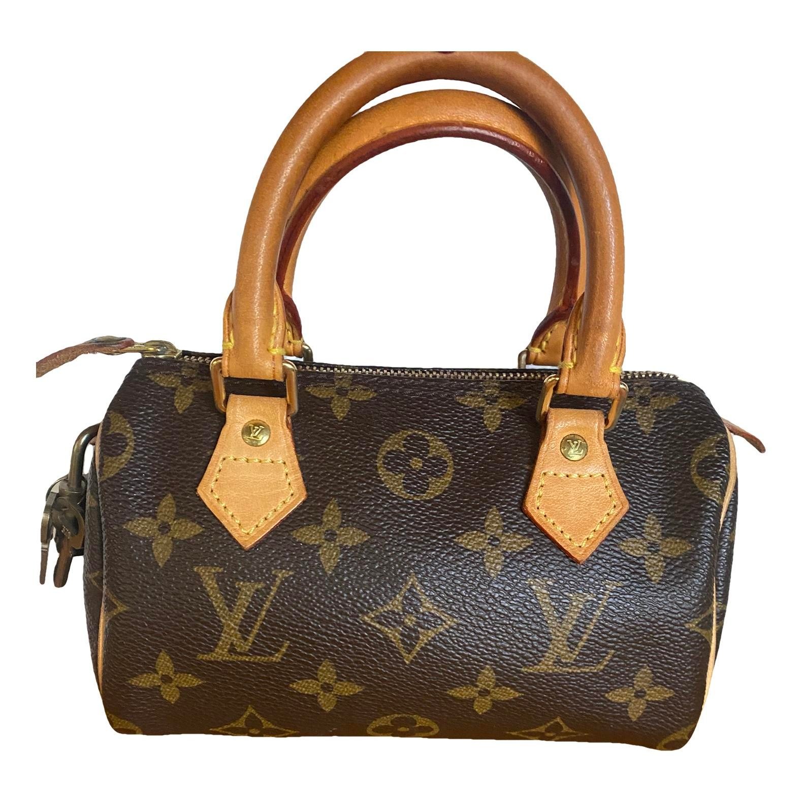 Nano Speedy / Mini HL leather handbag