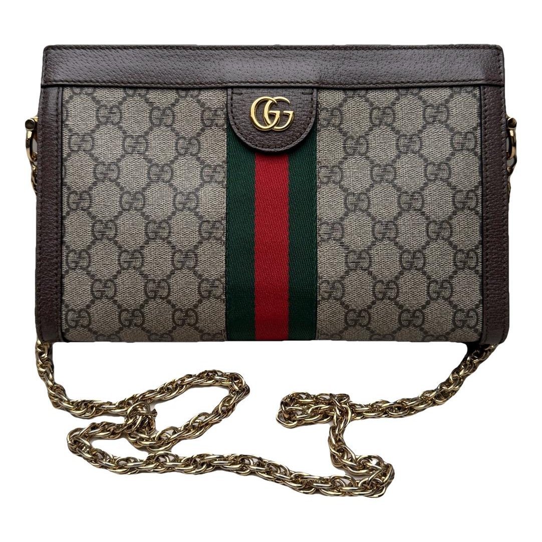 Ophidia Chain leather handbag