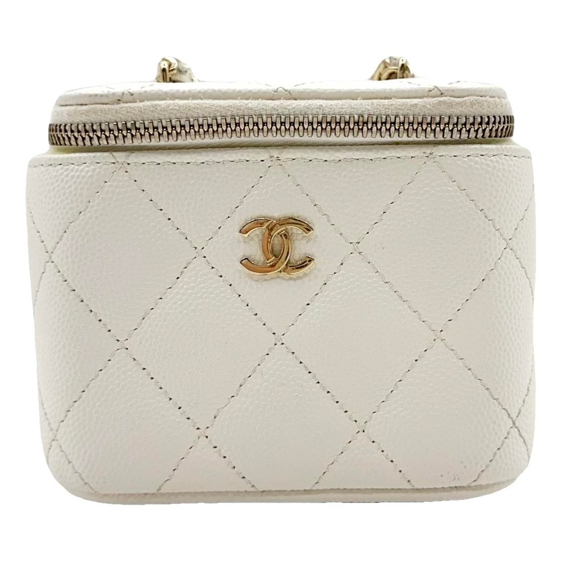Trendy CC Vanity leather handbag