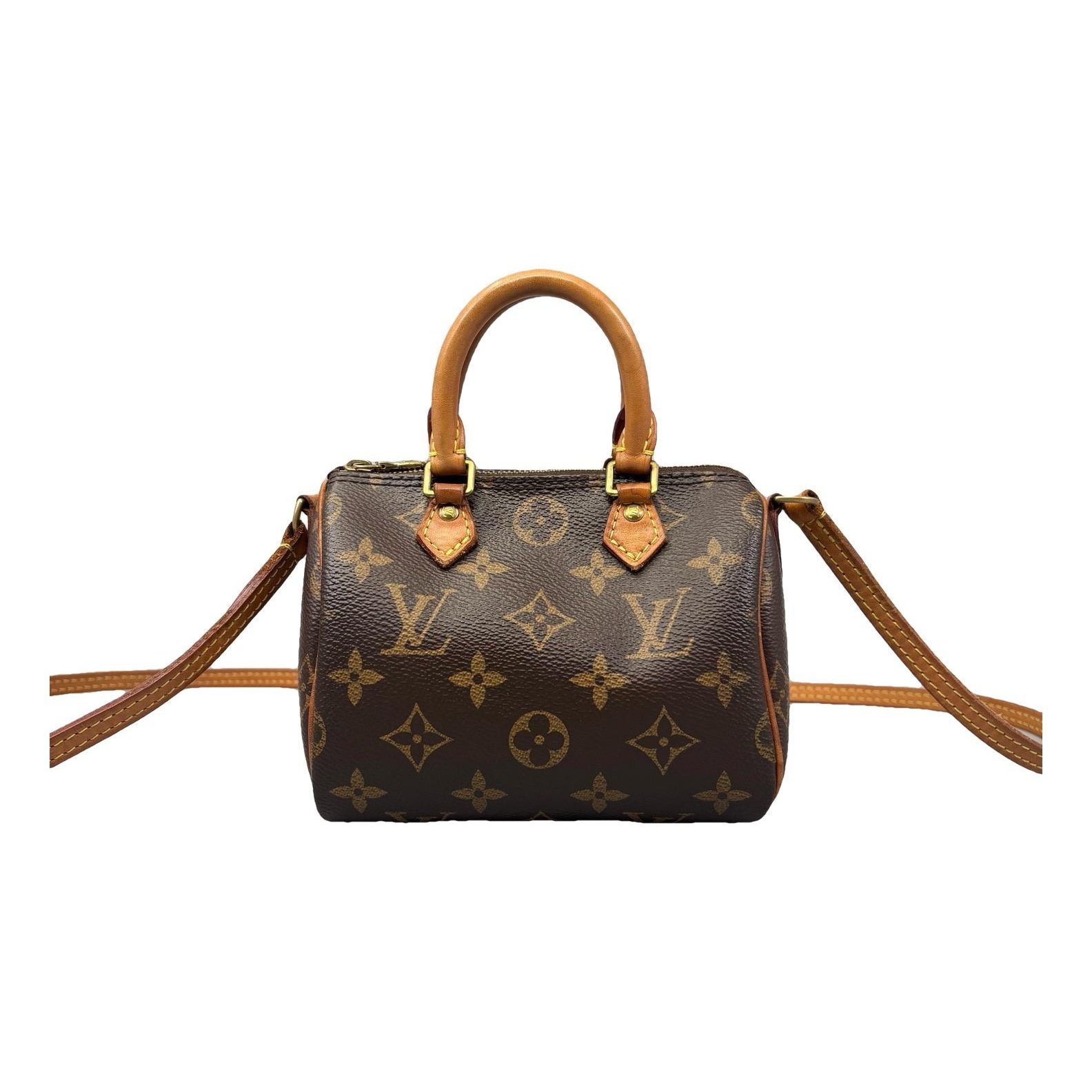 Nano Speedy / Mini HL leather handbag