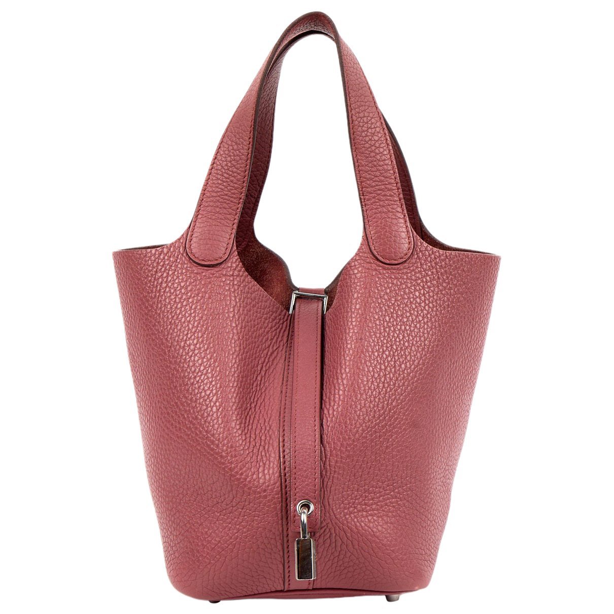Picotin leather tote