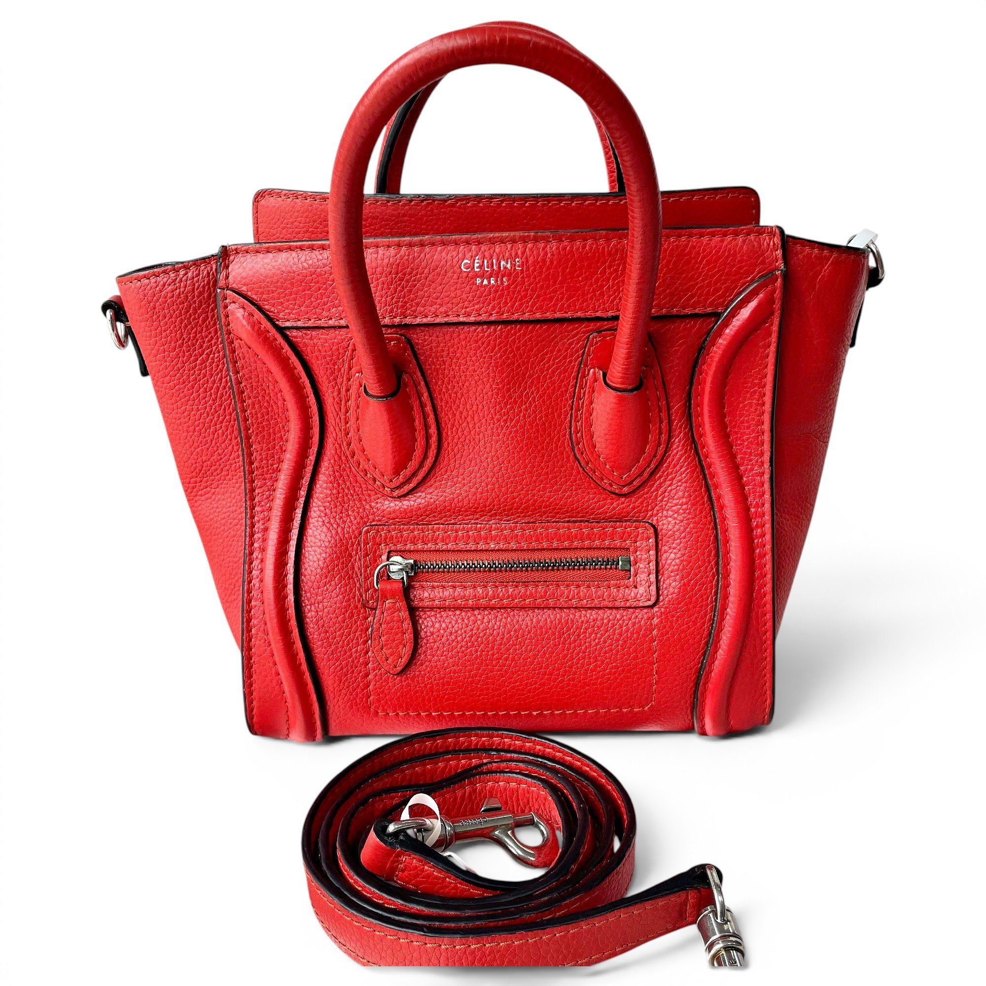 Nano Luggage leather handbag