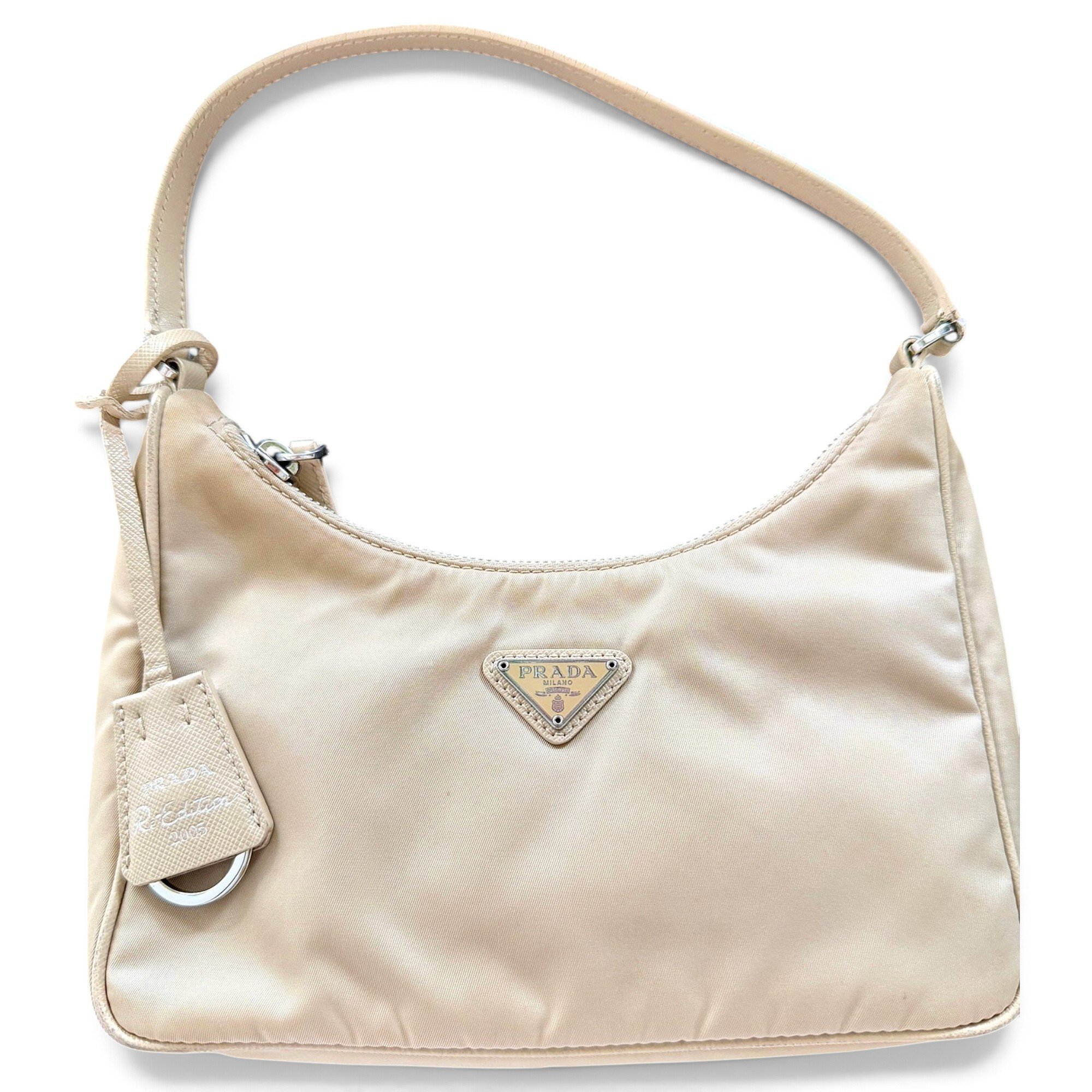 Re-Edition 2005 Zip cloth handbag