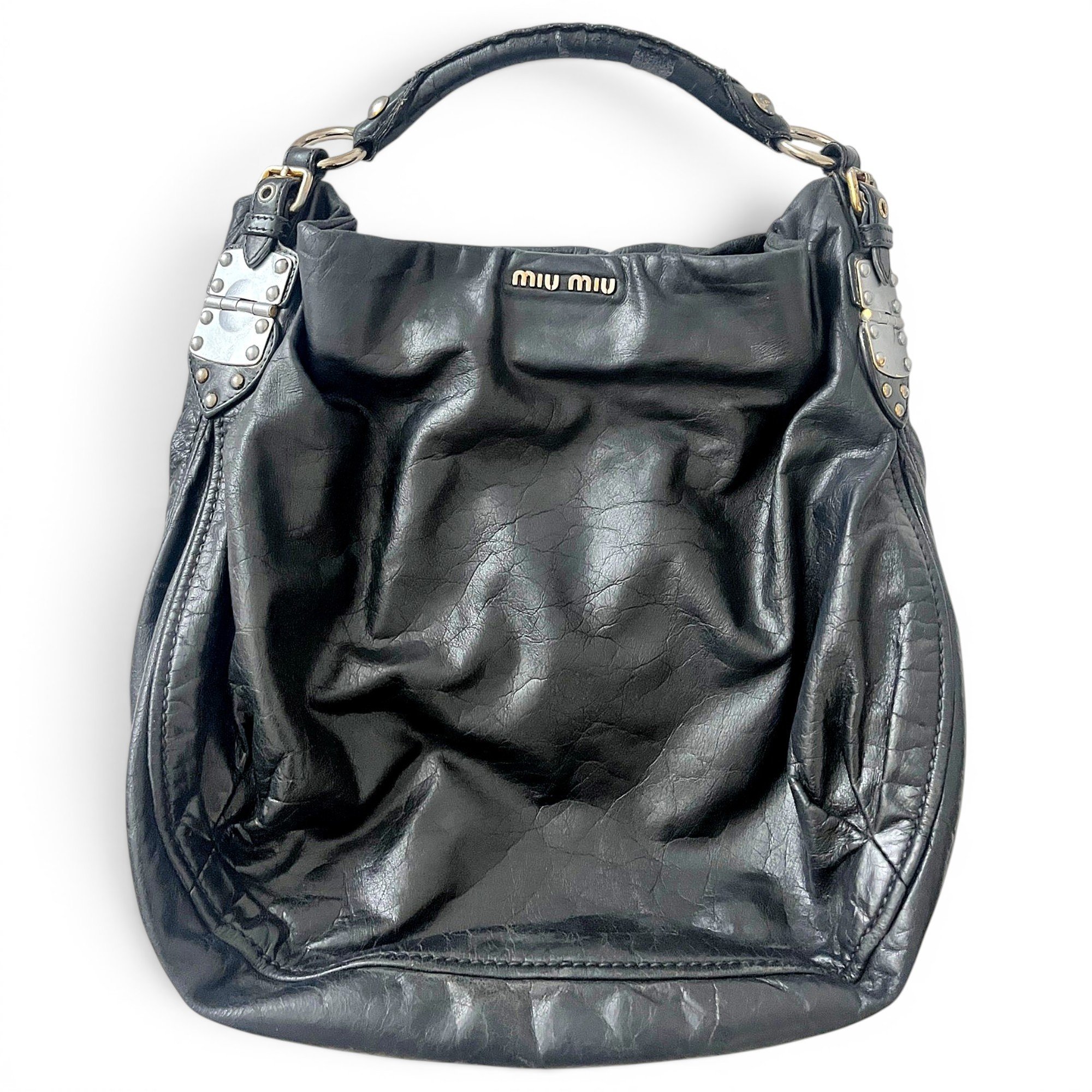 Leather handbag