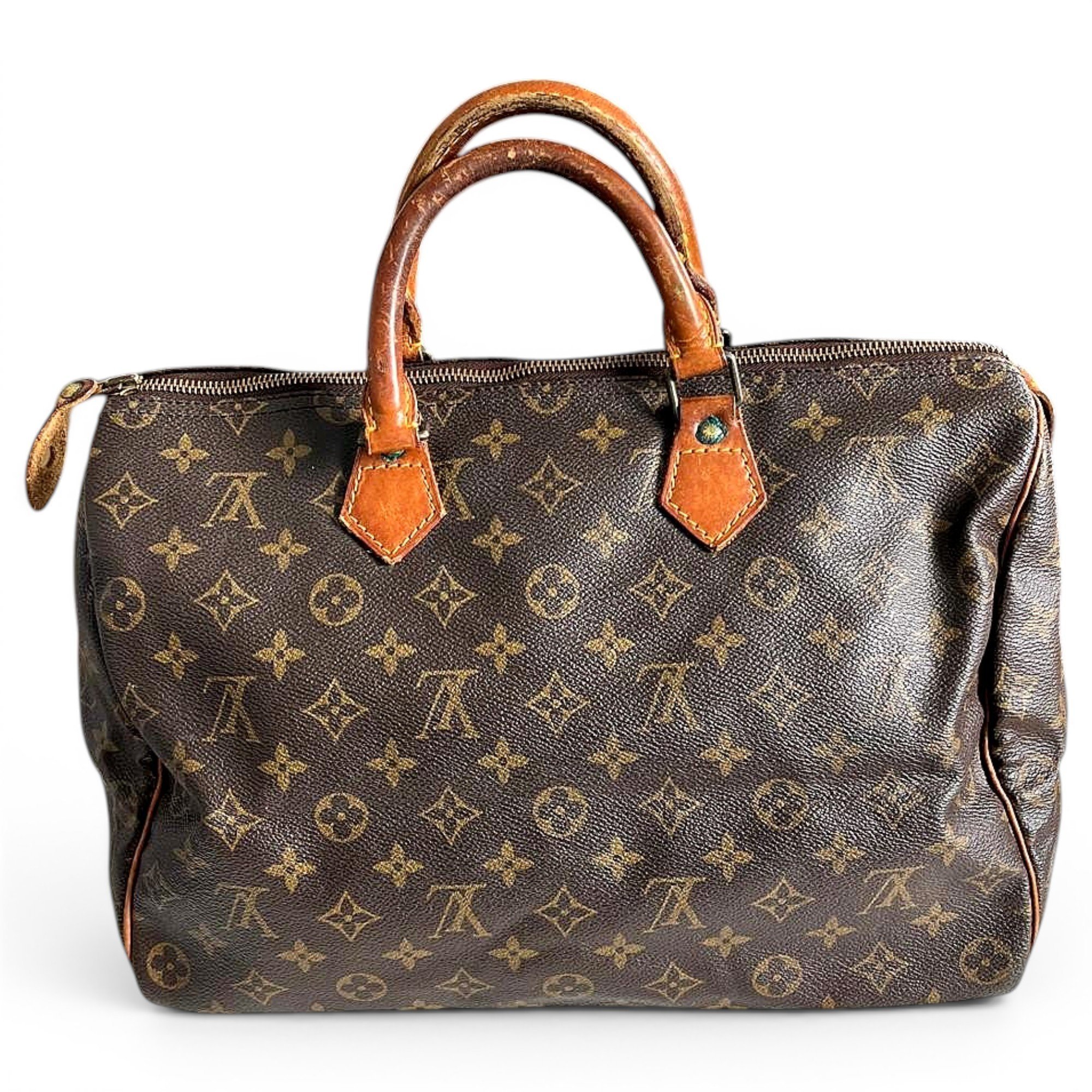 Speedy leather handbag