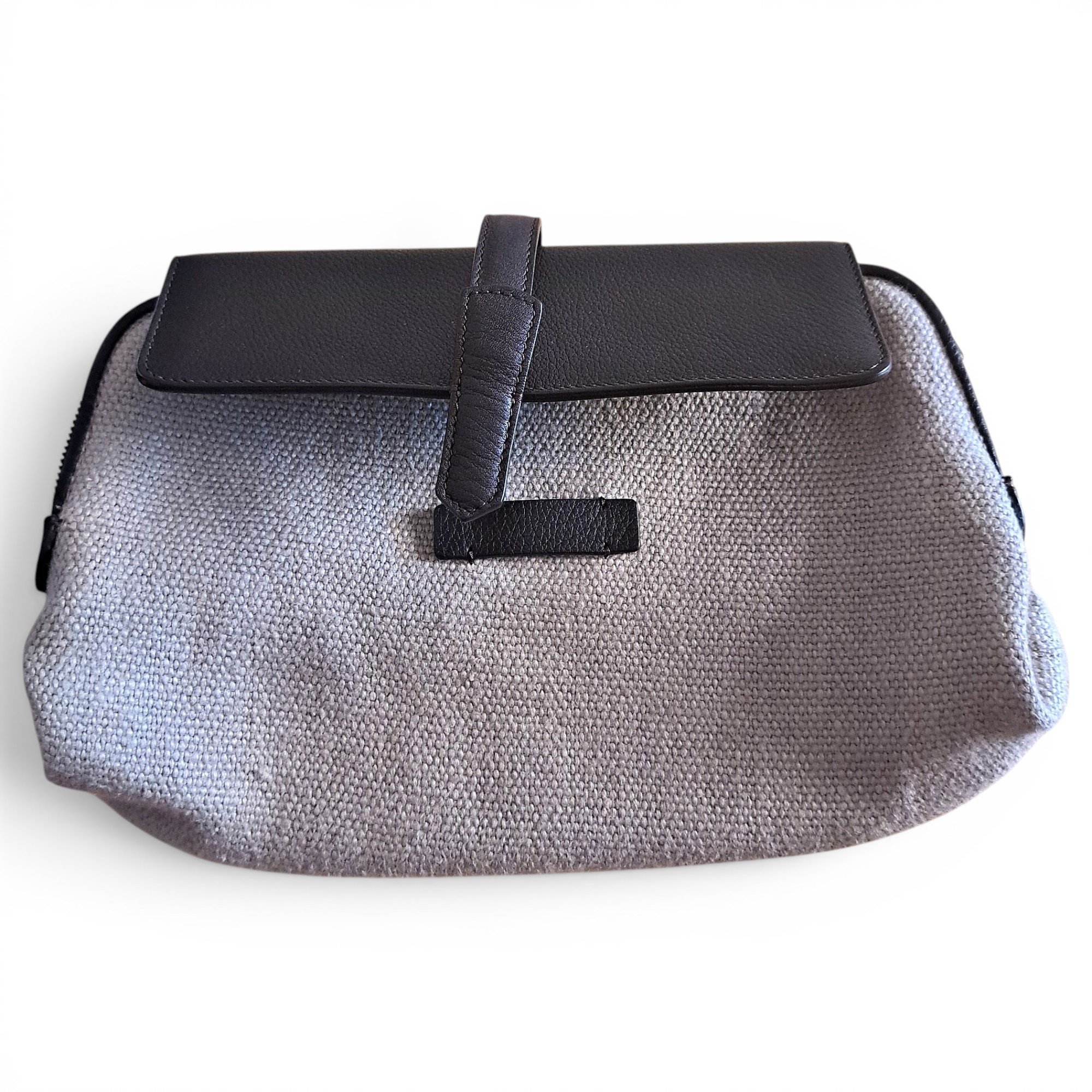 Loro Piana Linen clutch bag