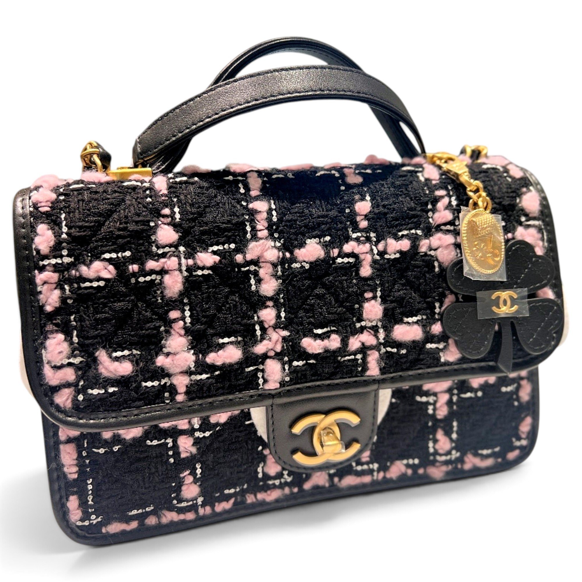 Timeless Classique Top Handle tweed handbag
