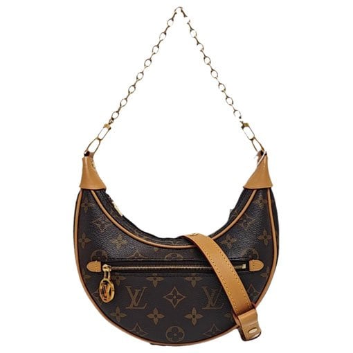 Loop leather crossbody bag