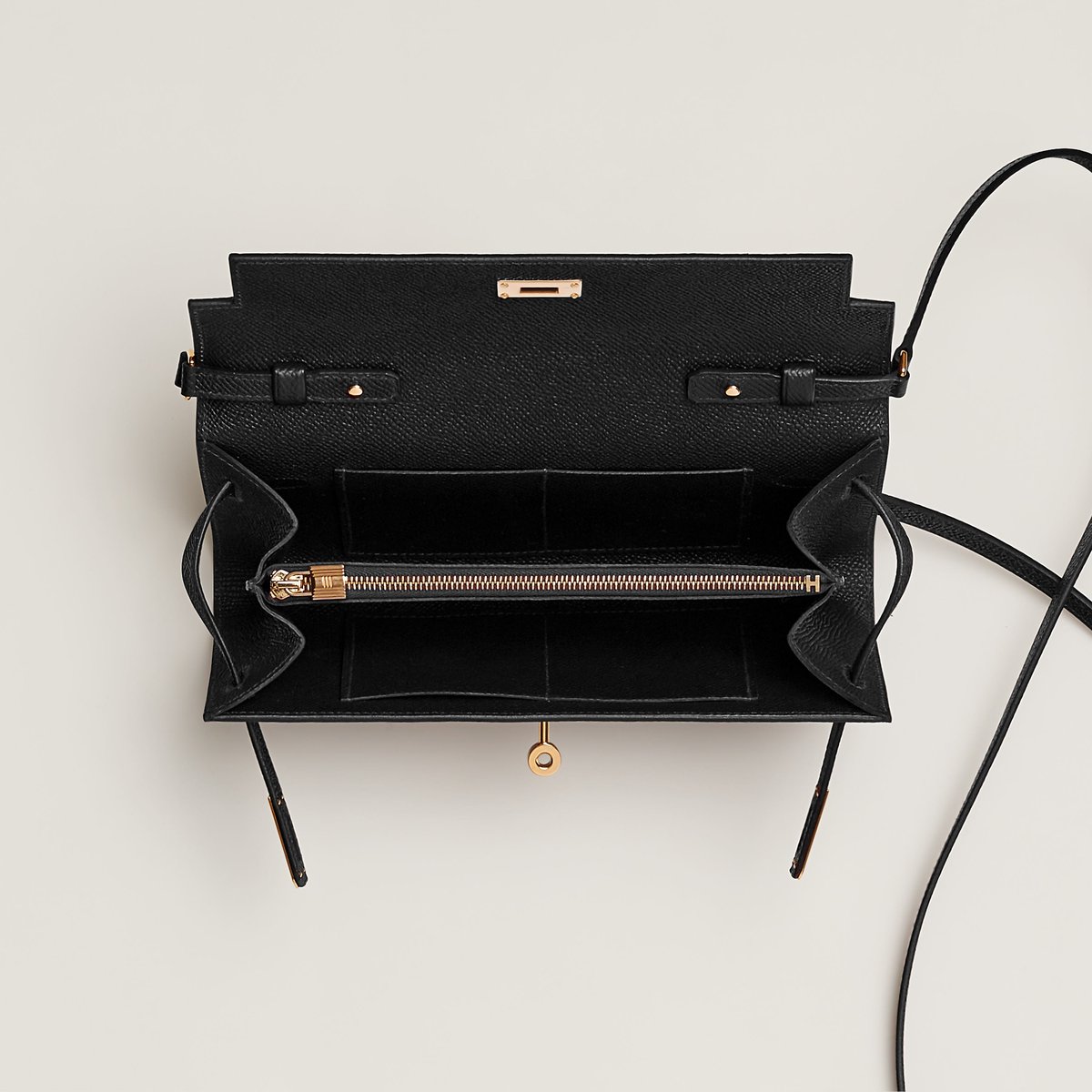 Noir Kelly Classique to Go Wallet