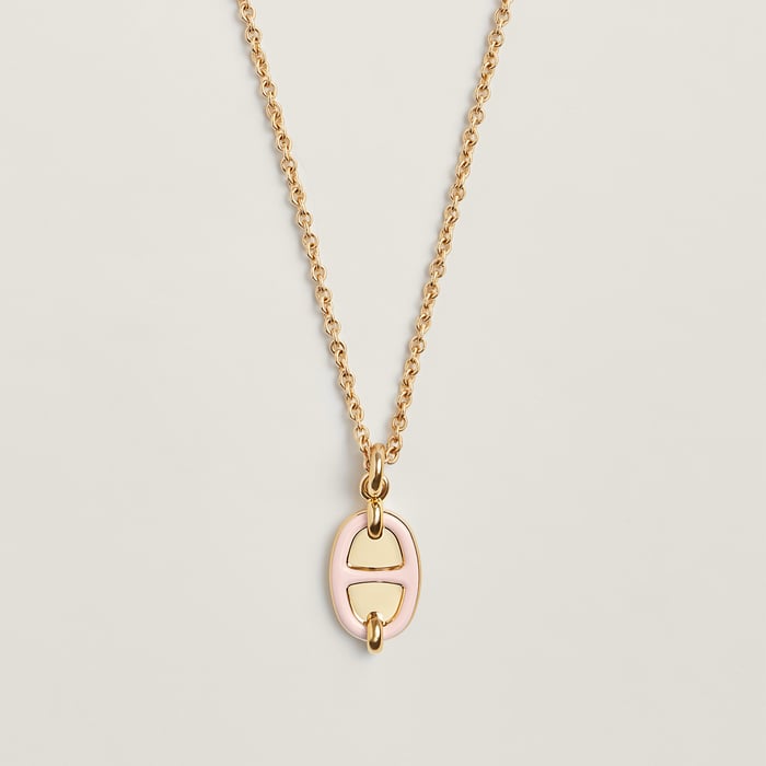 Rose Candeur Mini Maillon Pendant, Small Model