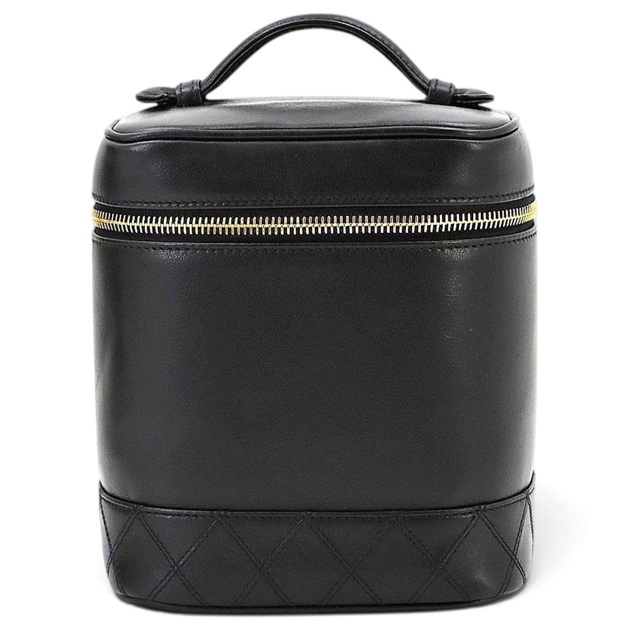 Leather vanity case