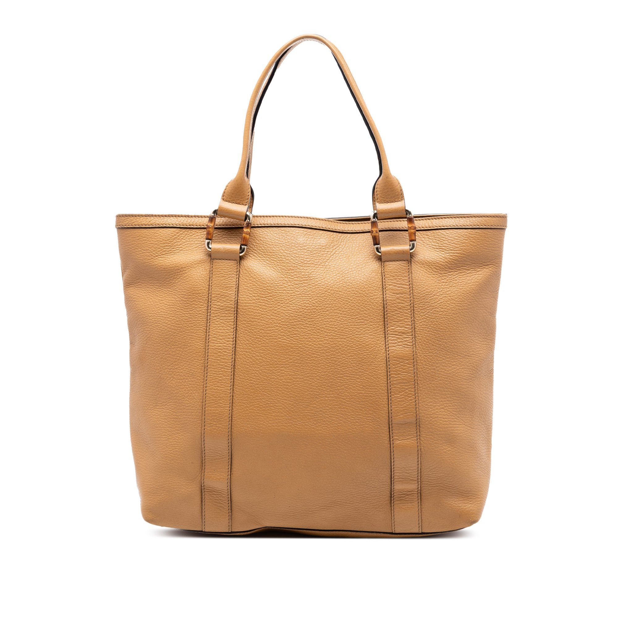 Leather tote