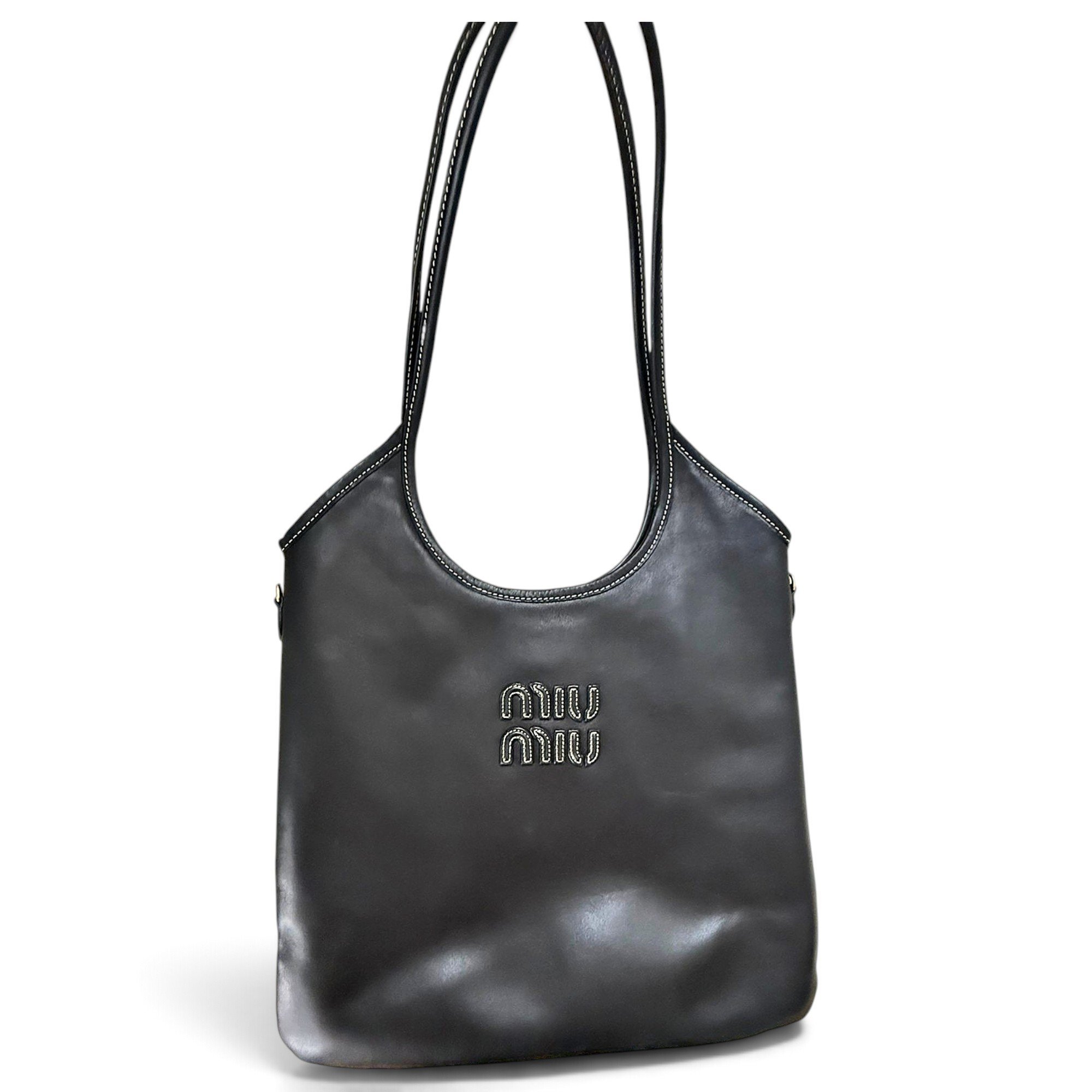 Miu Miu Ivy leather handbag