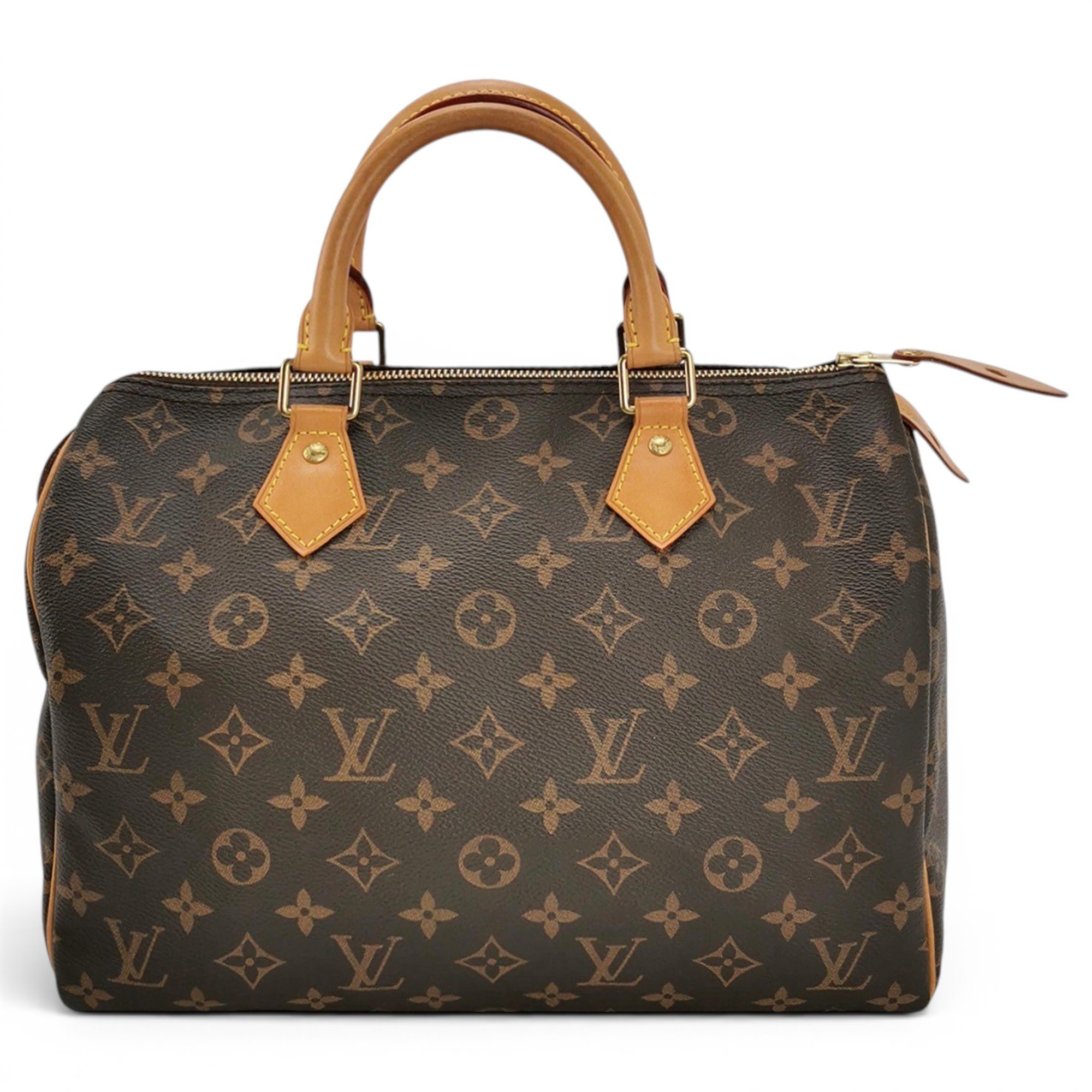 Speedy leather handbag