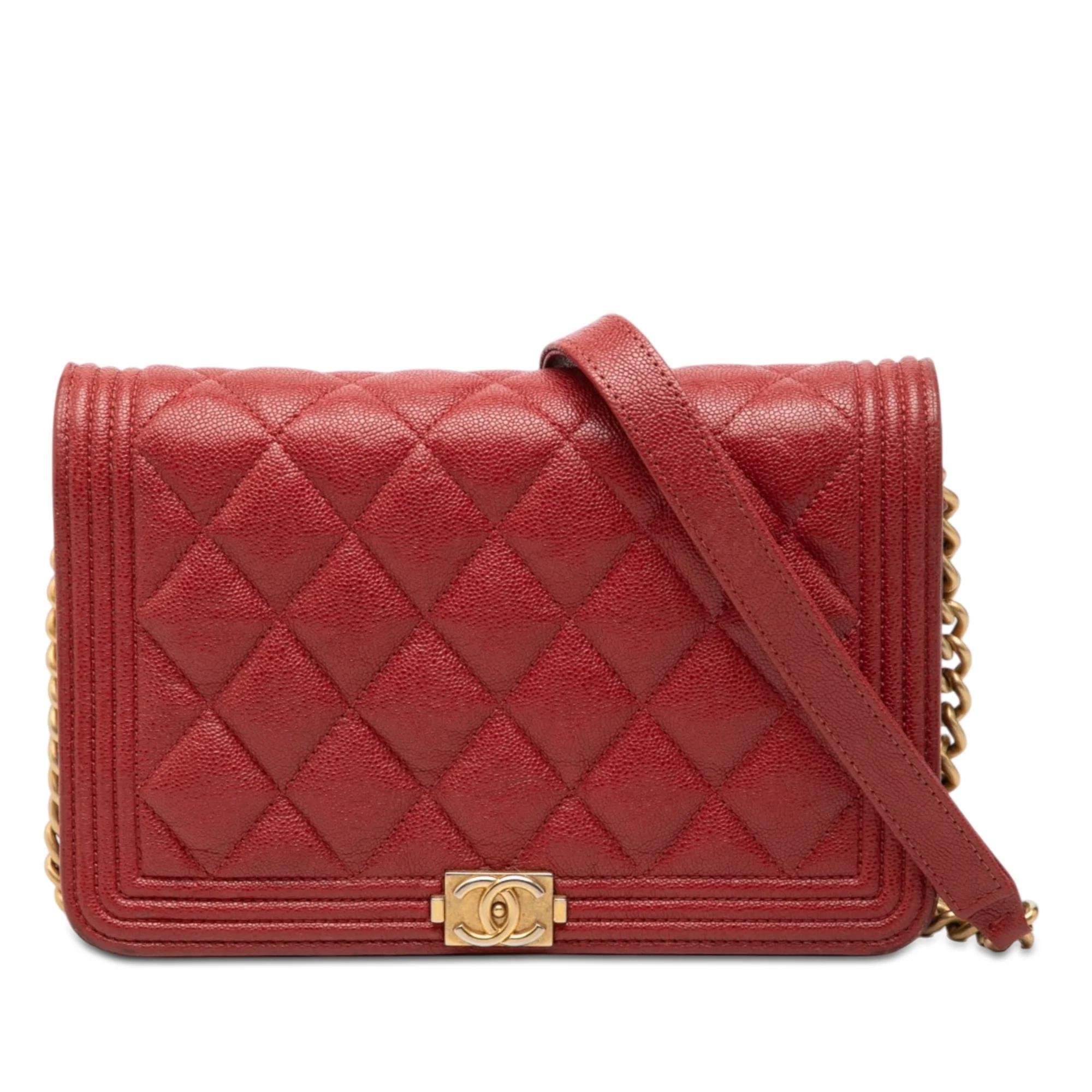 Boy leather crossbody bag