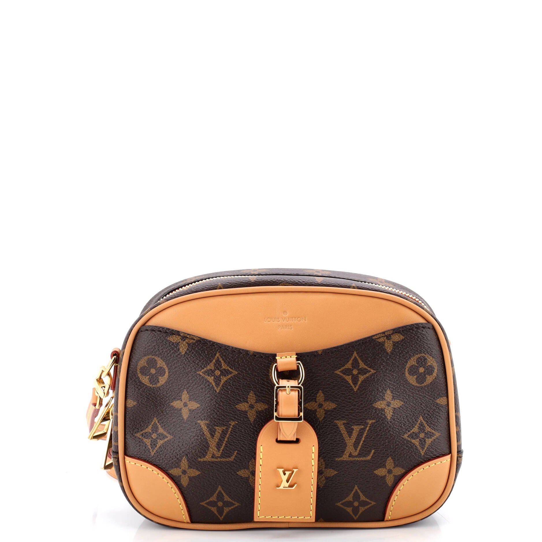 Louis Vuitton Deauville Handbag Monogram Canvas Mini