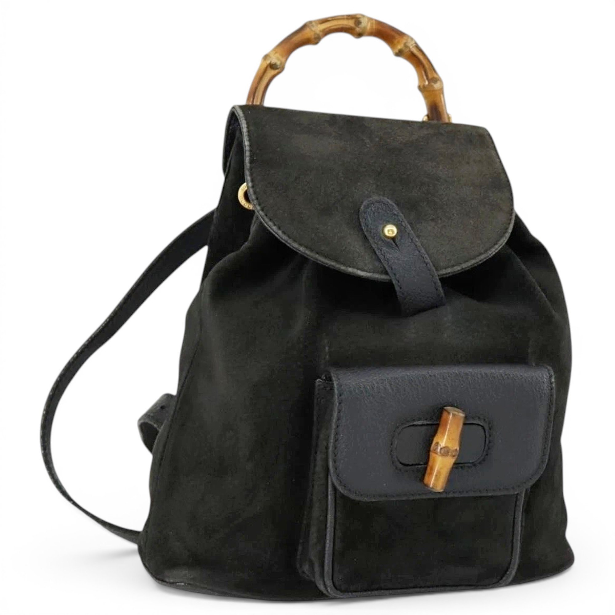 Leather backpack