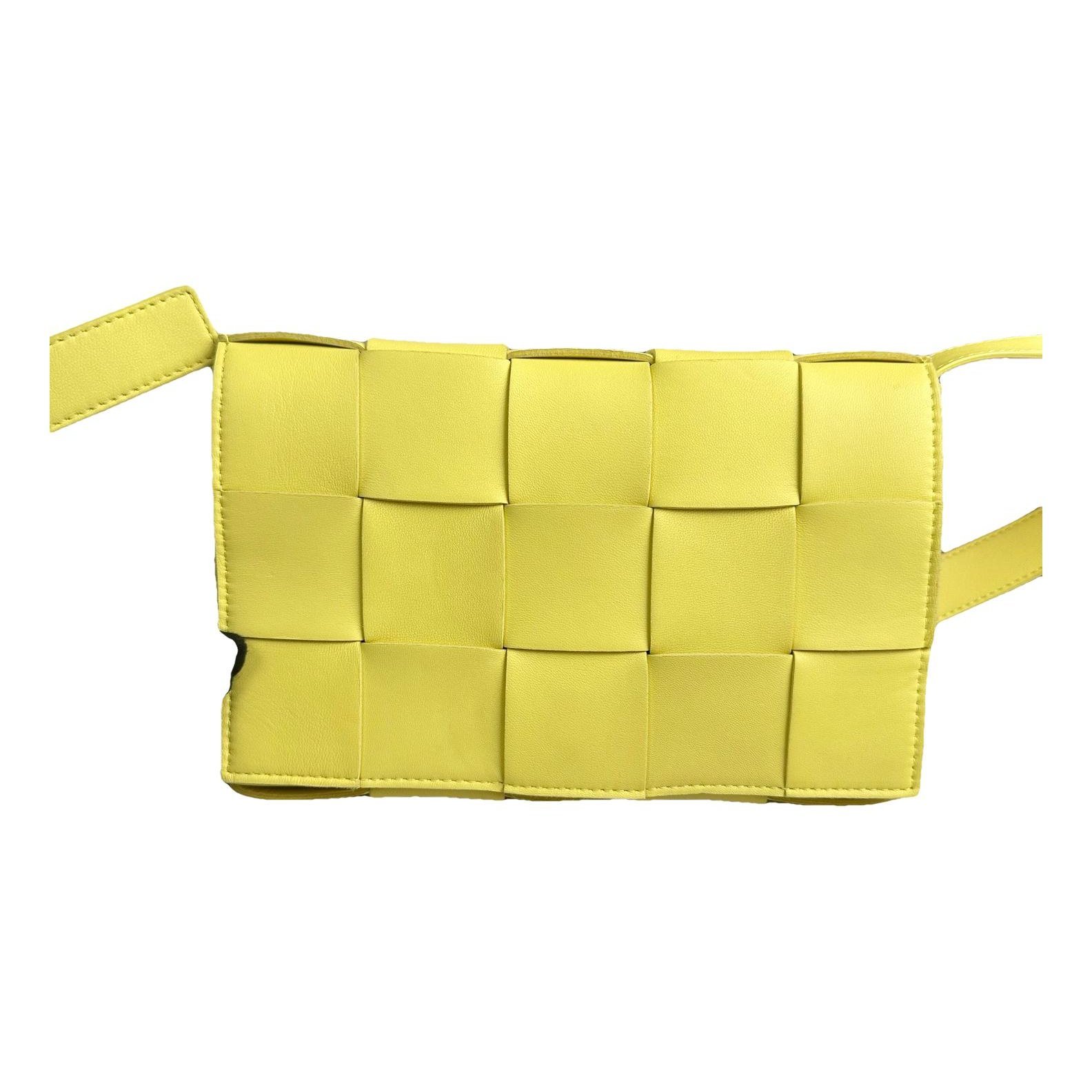 Cassette leather handbag