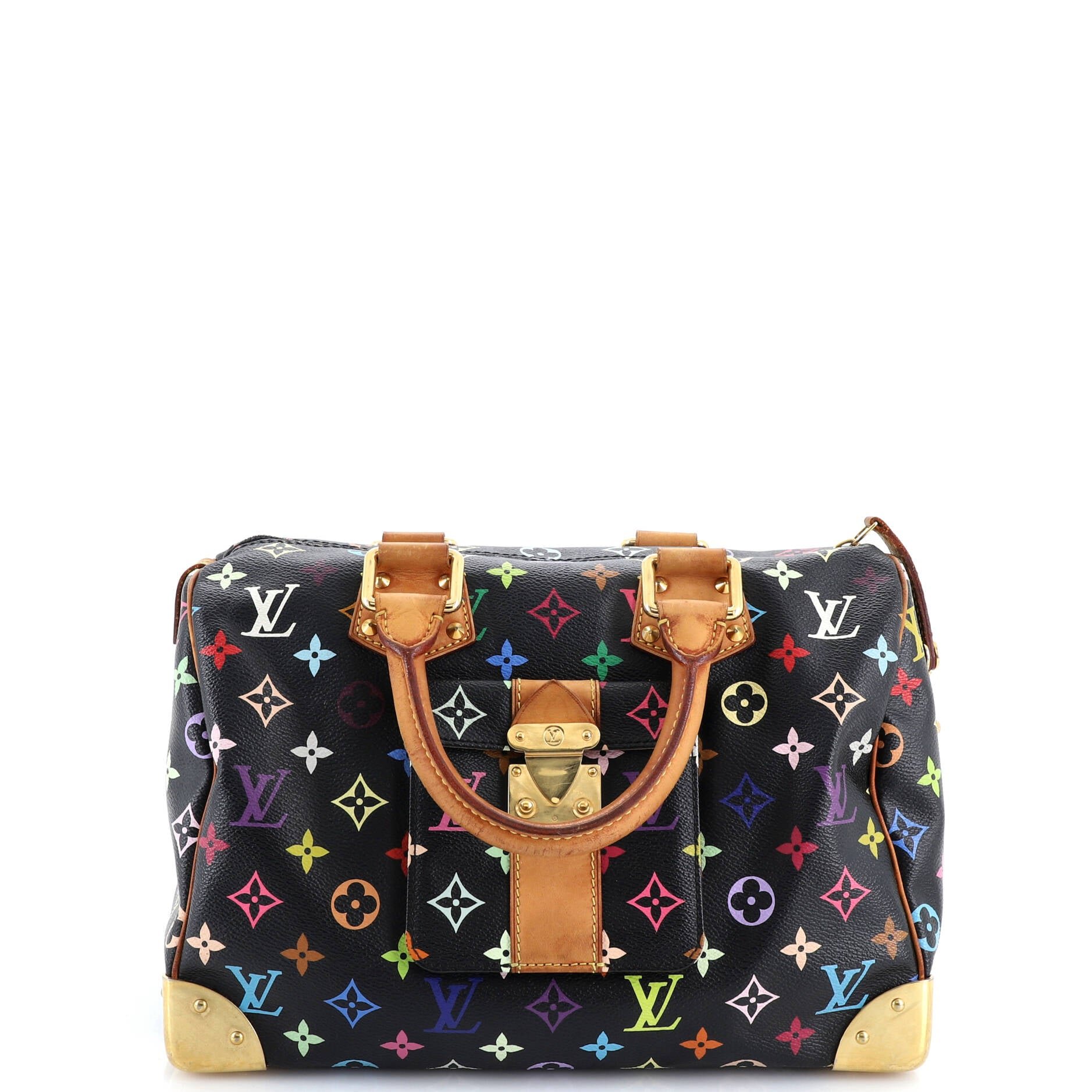 Louis Vuitton Speedy Handbag Monogram Multicolor 30