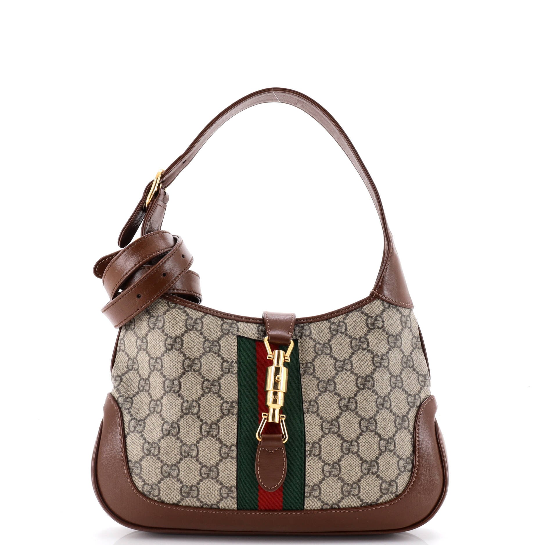 Jackie 1961 Hobo GG Coated Canvas Small