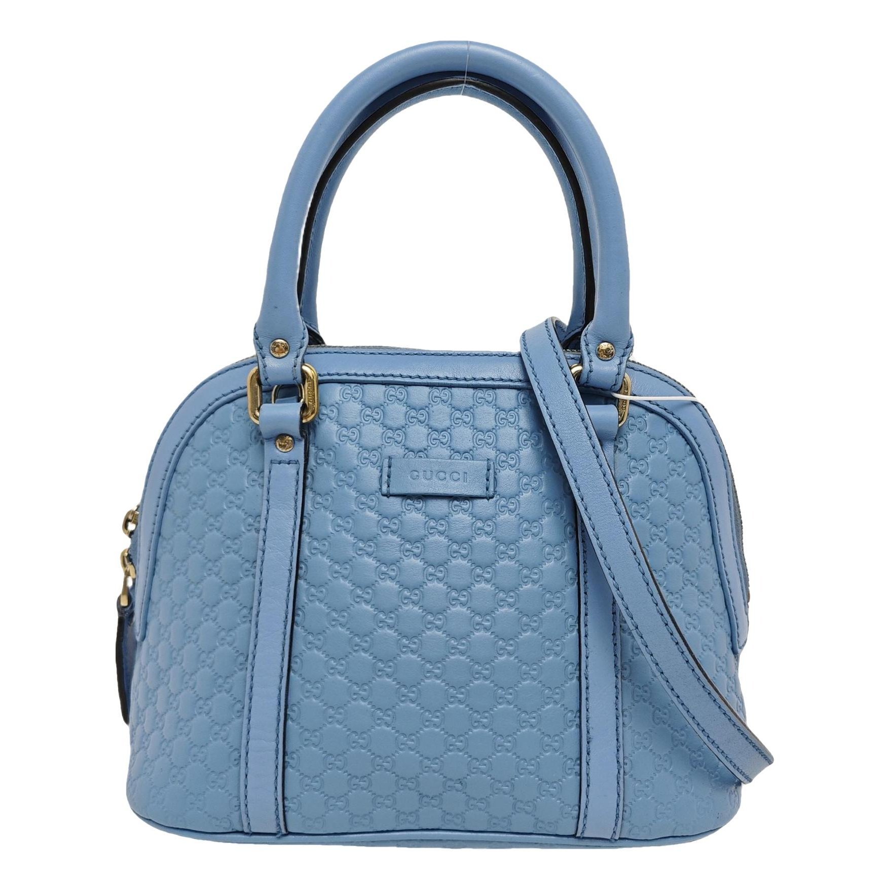 Dôme leather handbag