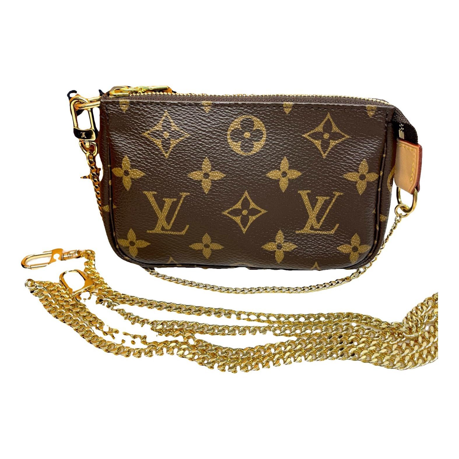 Pochette Accessoire leather handbag