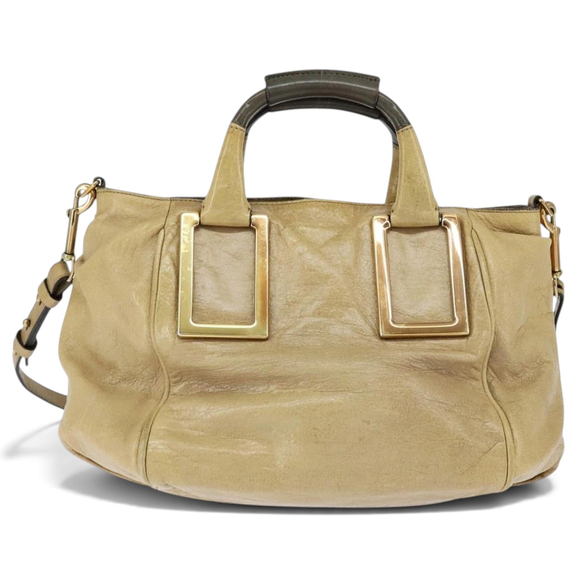 Leather handbag