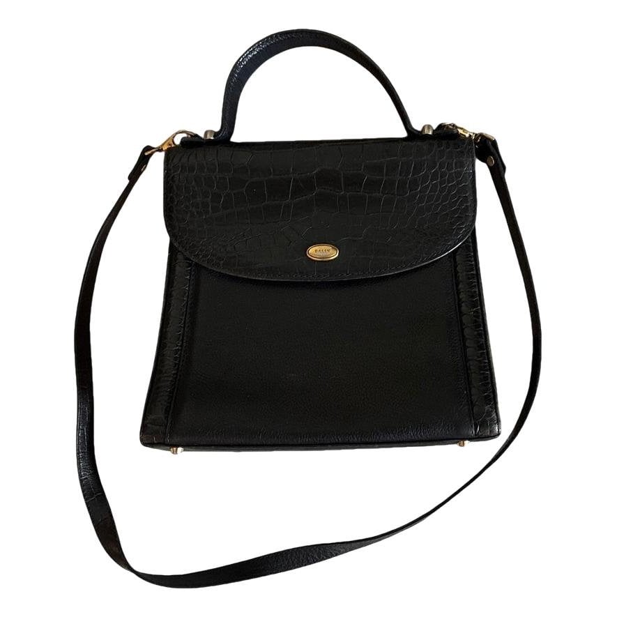 Leather satchel