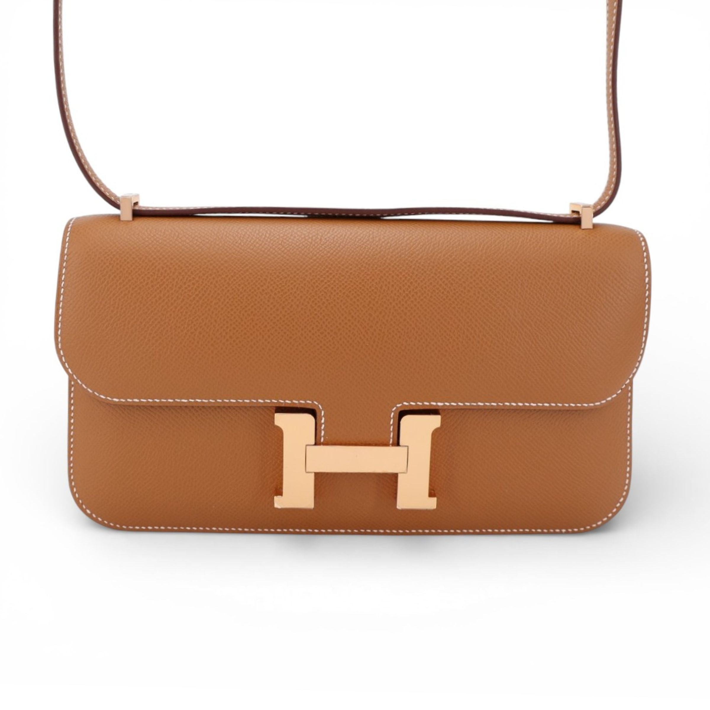 Hermes Constance Elan Gold (37) Epsom Rose Gold hardware K (2025)